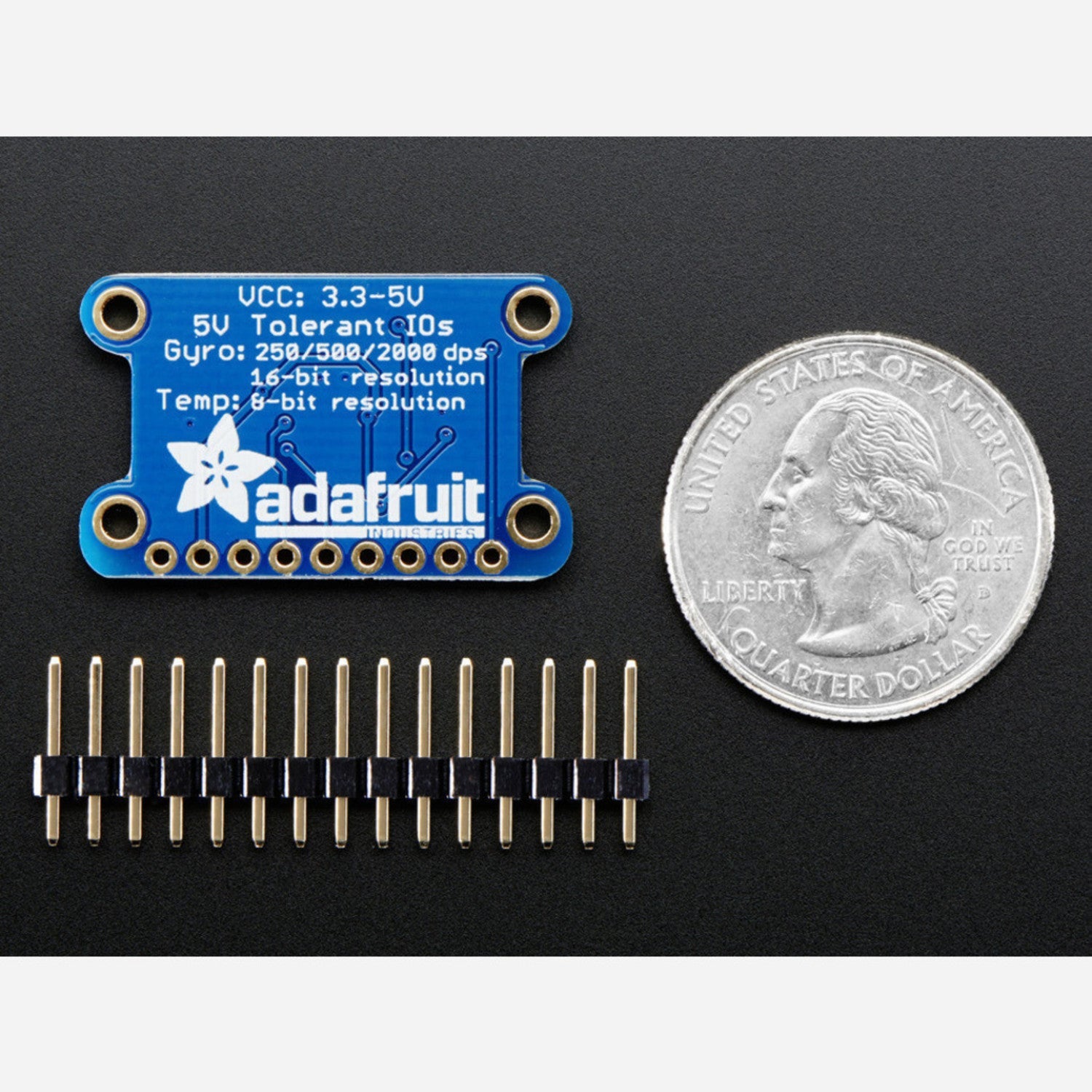 L3GD20H Triple - Axis Gyroscope Breakout Board: An Upgrade from L3GD20/L3G4200 for Precise Motion Sensing [L3GD20H]