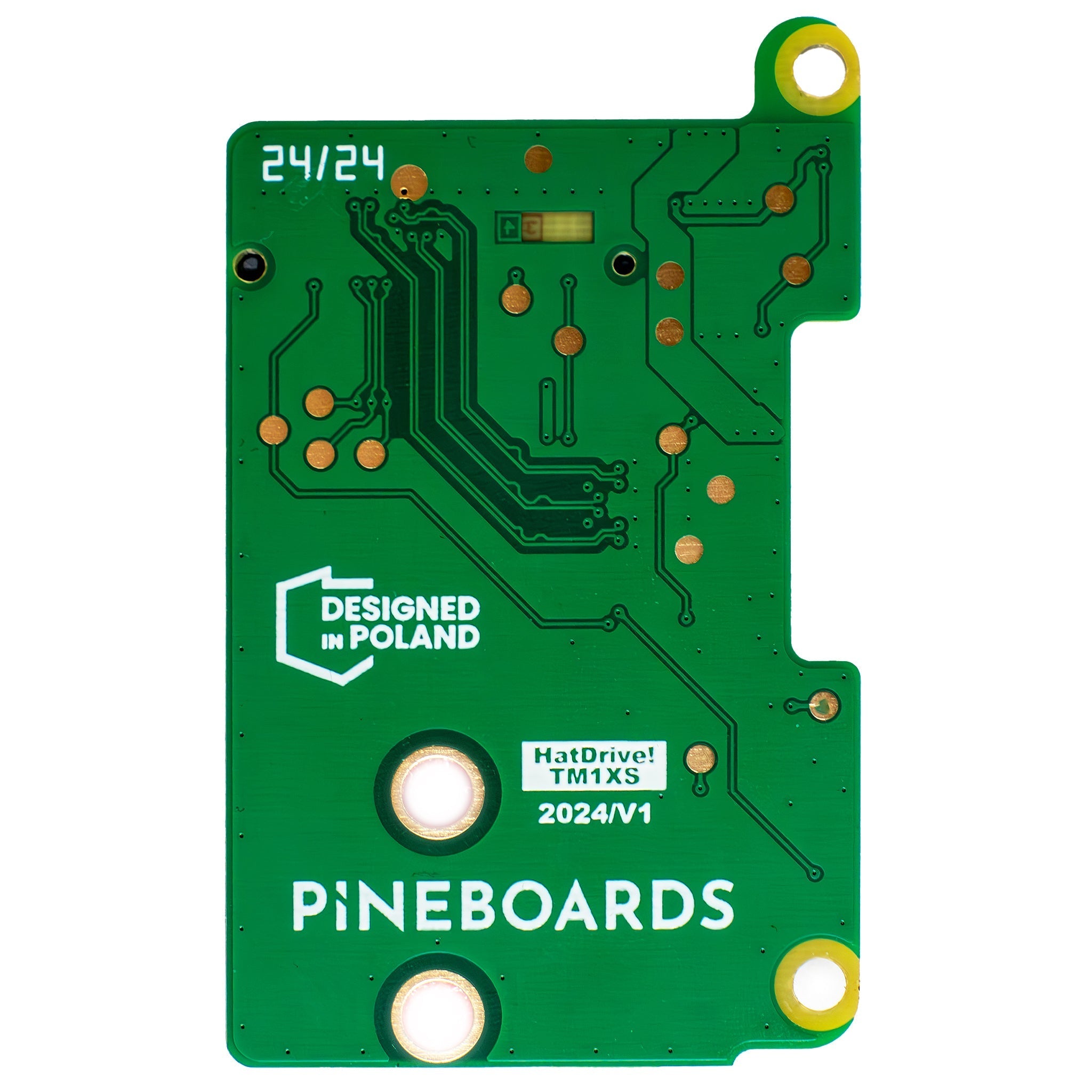 Pineboards HatDrive! Nano - Compact M.2 HAT for Raspberry Pi 5