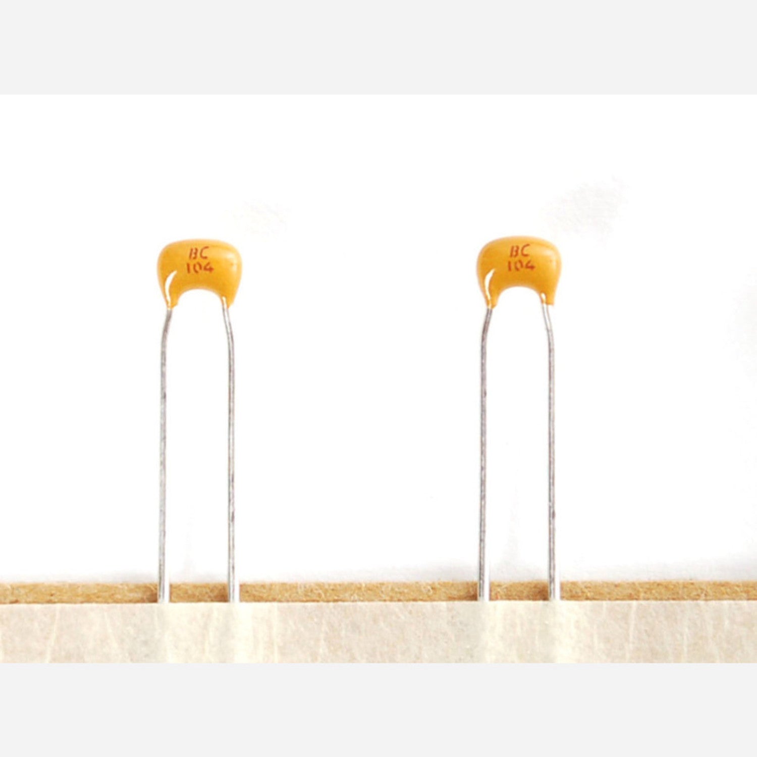 Pack of 10 0.1 Microfarad Ceramic Capacitors for Electronic Circuits