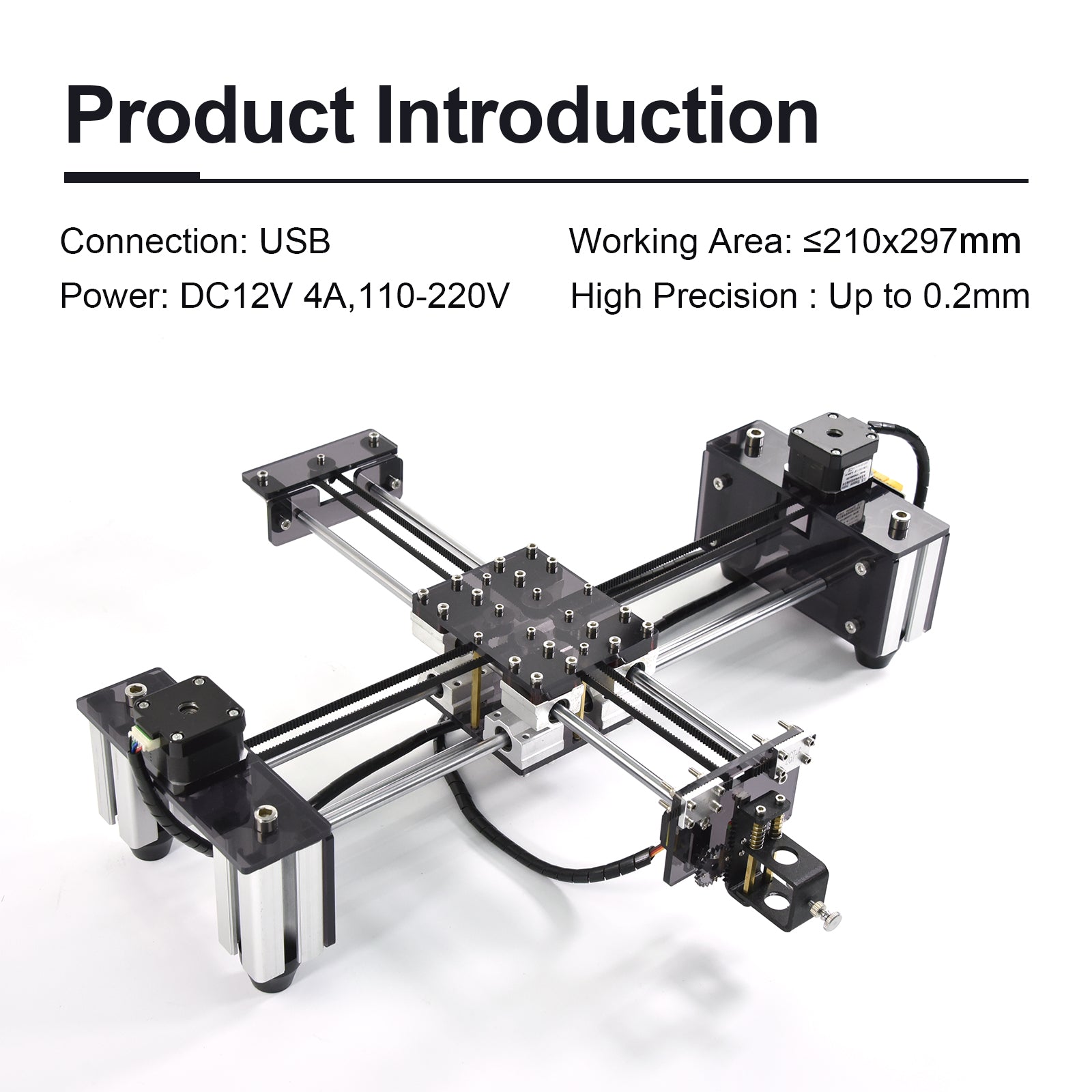 Arduino-Compatible Desktop Drawing Robot Kit for Creative Design and Custom Signatures
