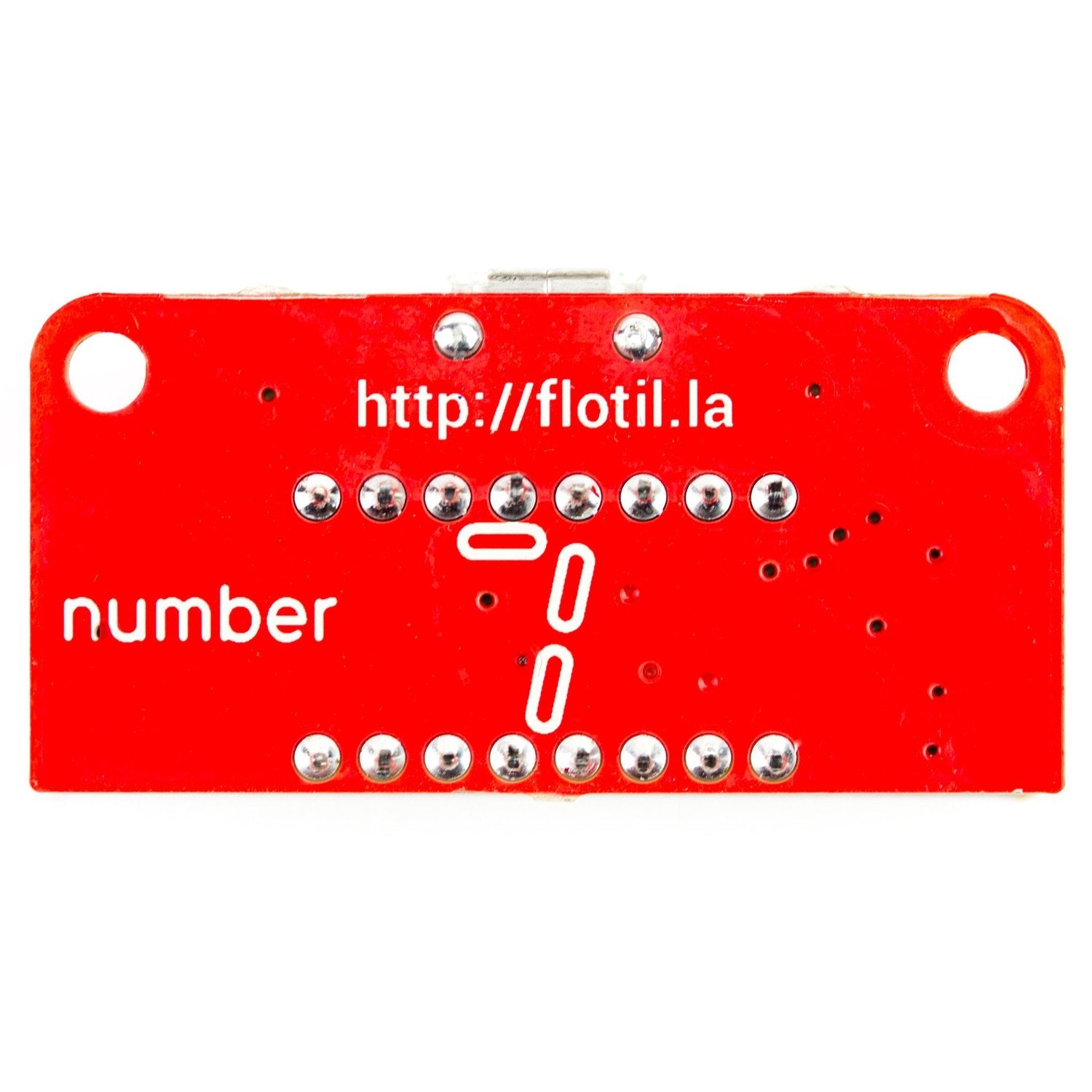 Flotilla Digital Number Module - Four-Digit Seven-Segment Display