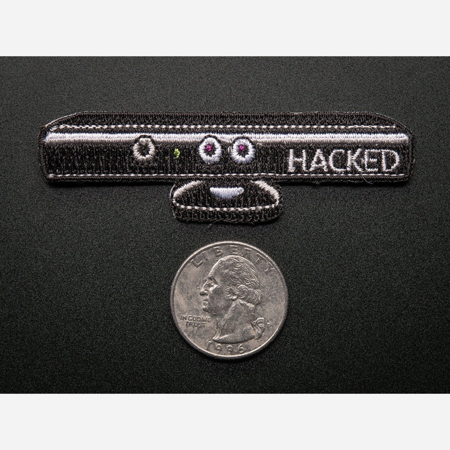 Adafruit Hacked Kinect Skill Achievement Iron - on Patch Badge for Electronics and STEM Learning