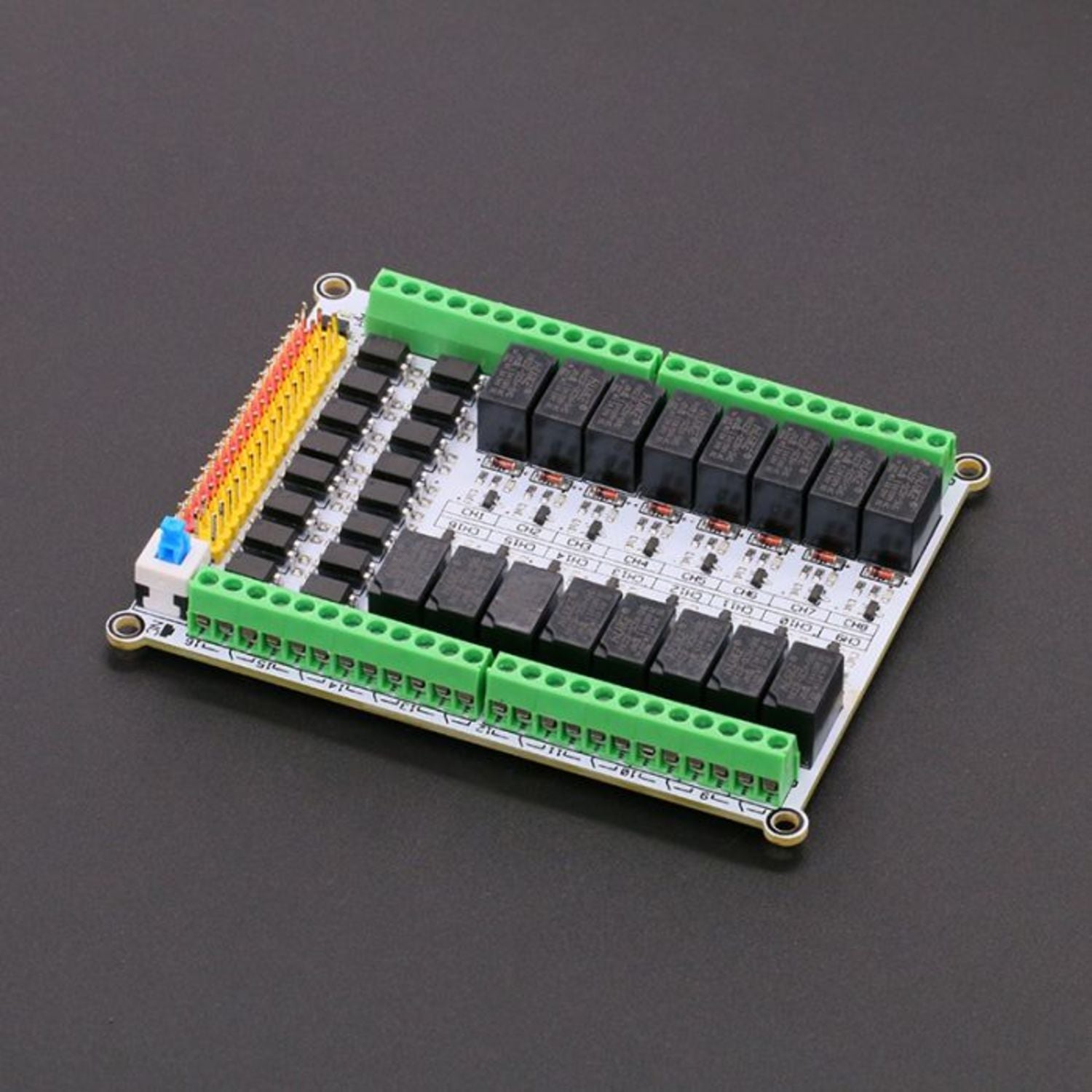 5V 16-Channel Compact Mini-Relay Module BK_RL16_01 for Easy Expansion