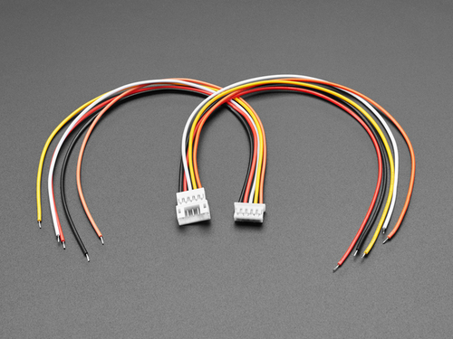20cm Long 2.0mm Pitch 5-pin Cable Pair Compatible with JST PH