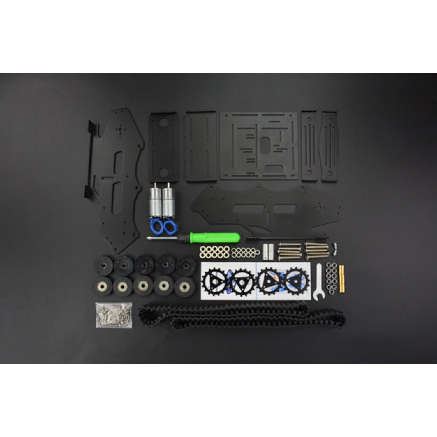 Agile and Durable Forerunner Tracked Chassis for DIY Robot Cars