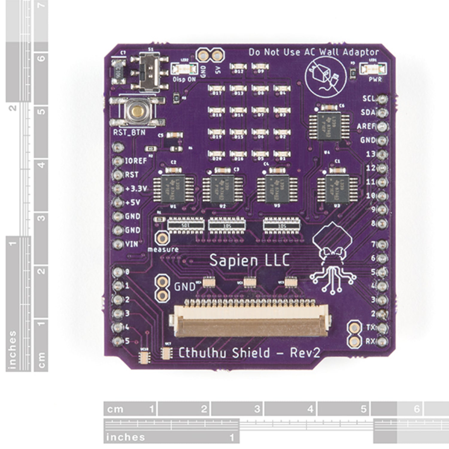 Open - Source Cthulhu Sensory Substitution and Augmentation Shield for Arduino