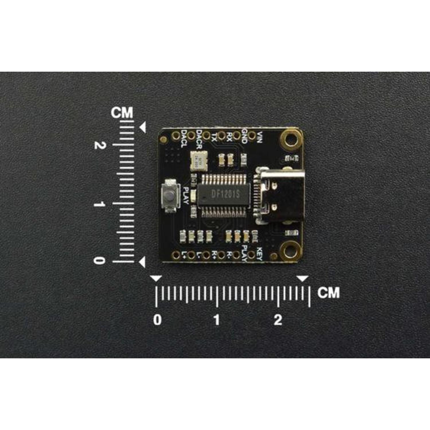 Fermion DFPlayer Pro: Compact and Feature - rich Mini MP3 Player with Built - in 128MB Storage (Breakout Board)