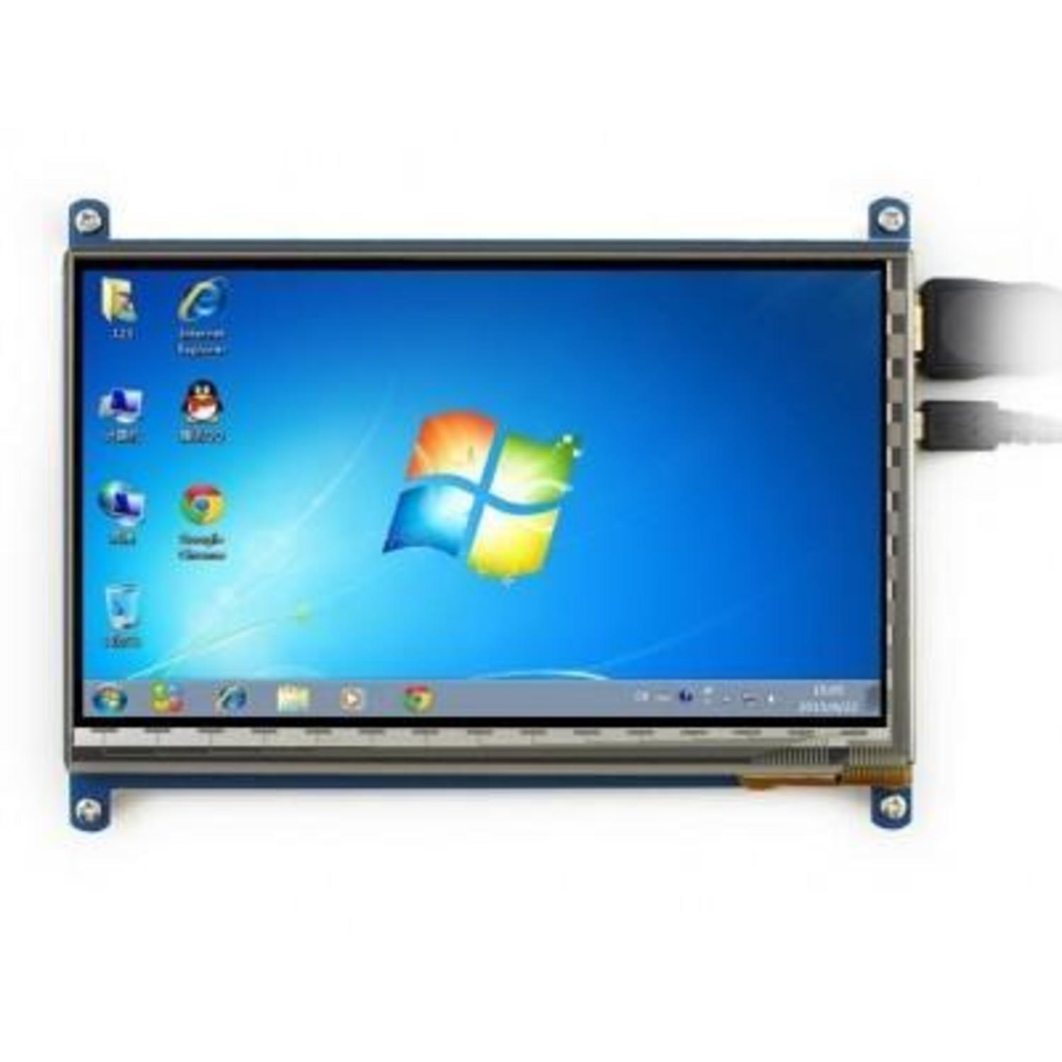 7-Inch HD TFT HDMI Capacitive Touch Screen Display for Raspberry Pi 3 and More