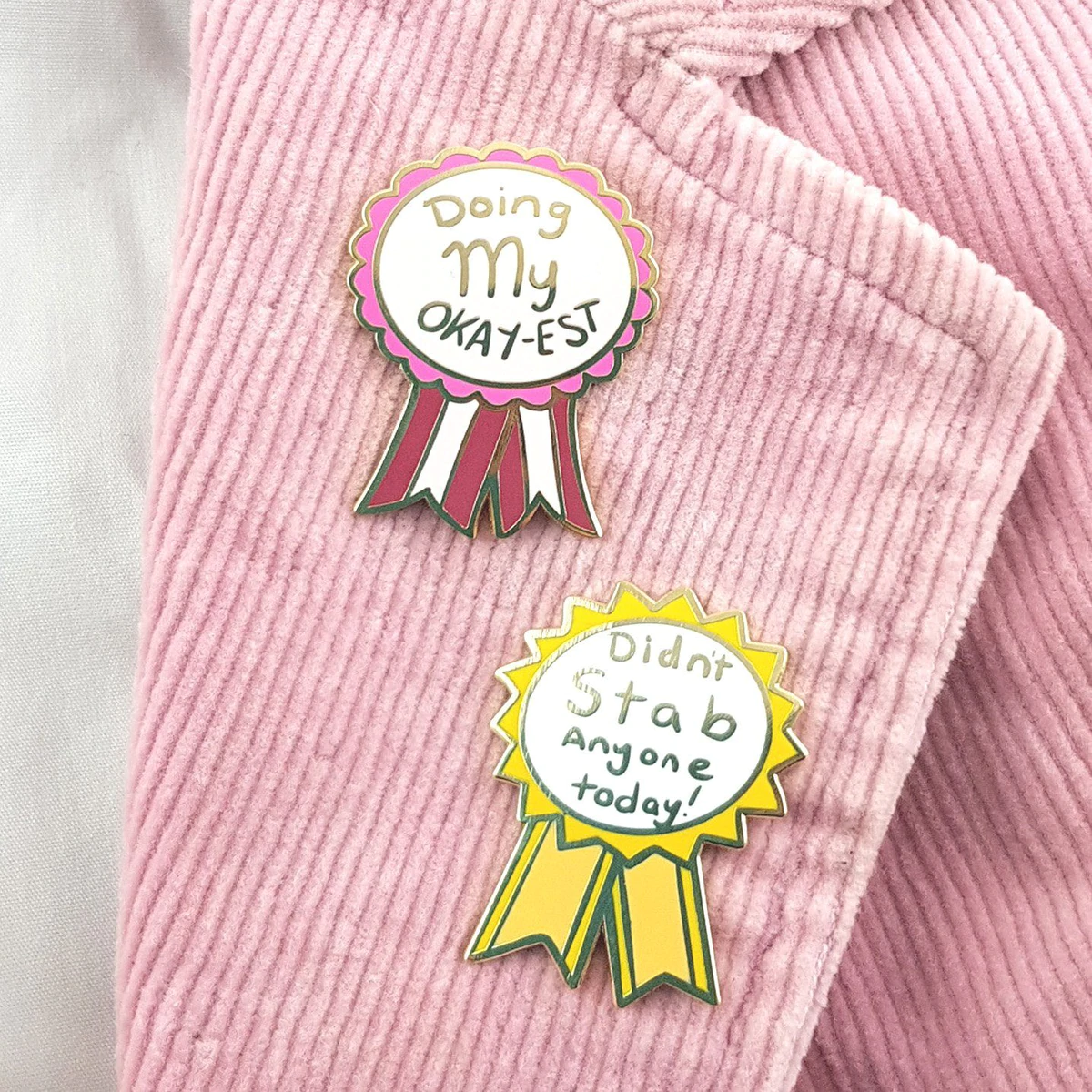 Colorful Gold - Backed Limited - Edition 'Doing My Best' Lapel Pin