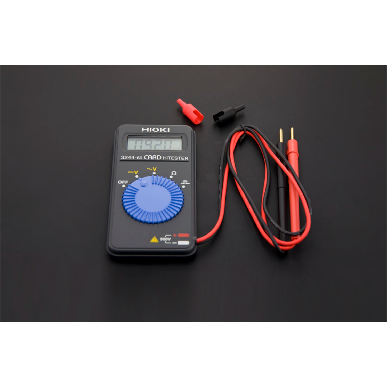 Portable Gold-Plated Tip Digital Card Multimeter for On-the-Go Electrical Testing