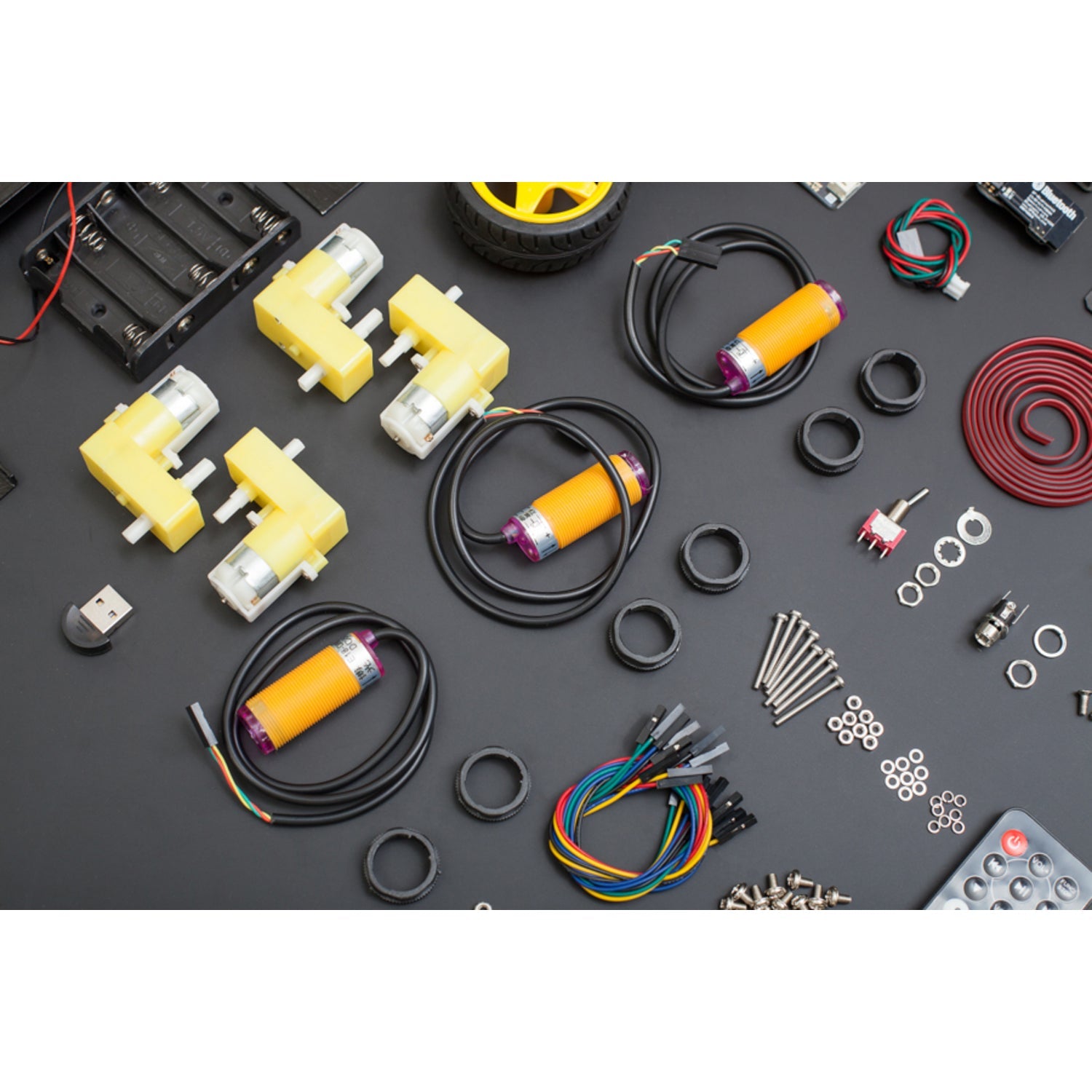 DIY Android-Compatible Remote Control Robot Building Kit for Hobbyists and Enthusiasts