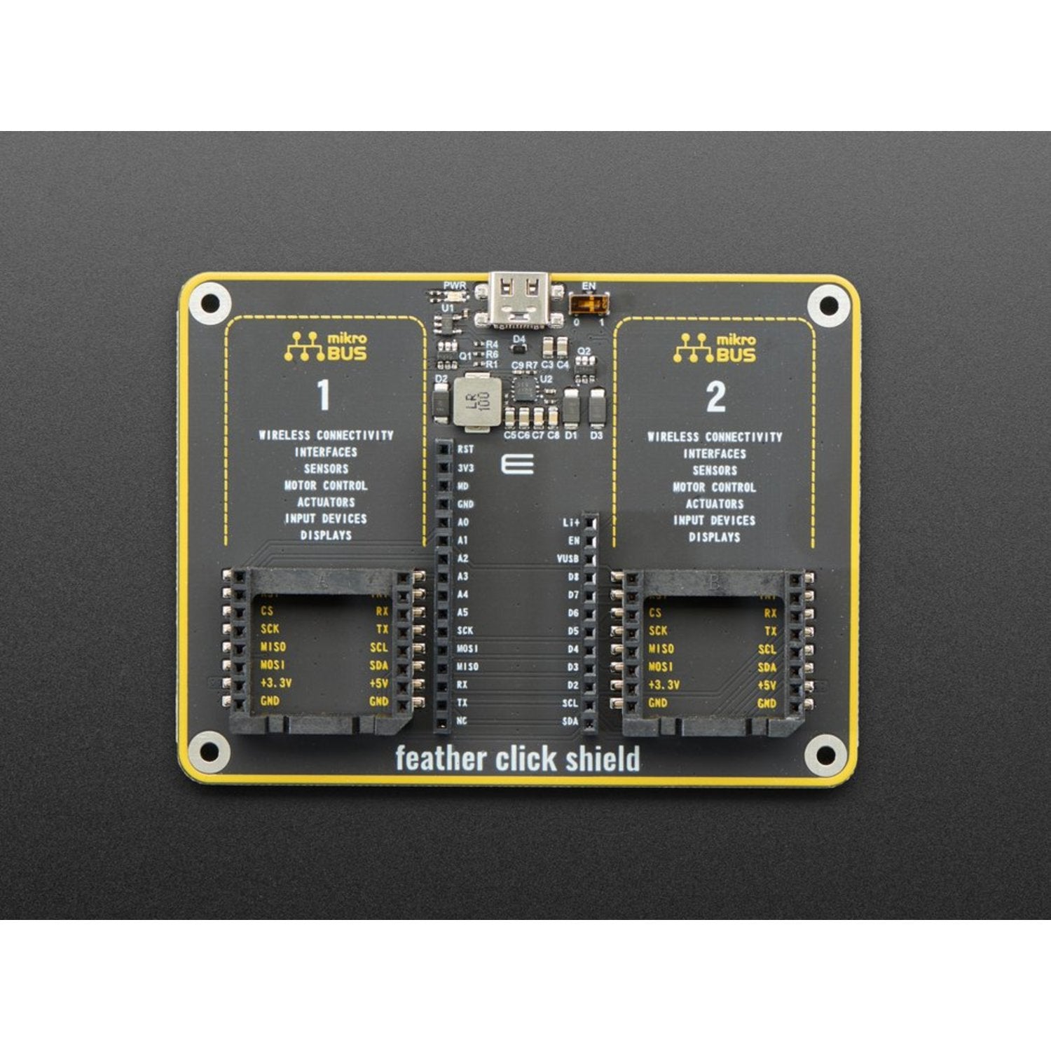 MikroElektronika's Versatile Feather Click Shield for Expanded Projects