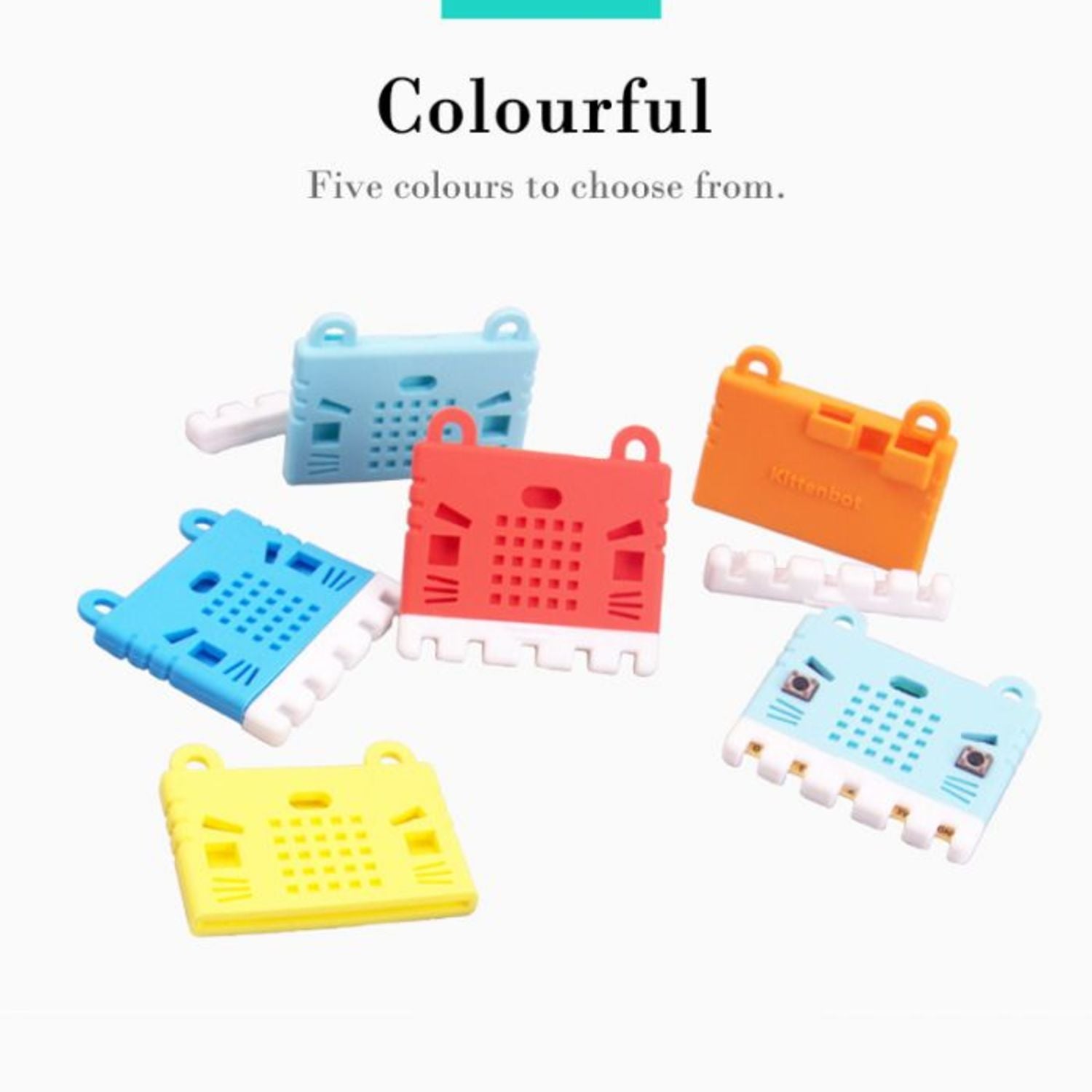 Yellow Silicone Protection Sleeve for KittenBot micro:bit