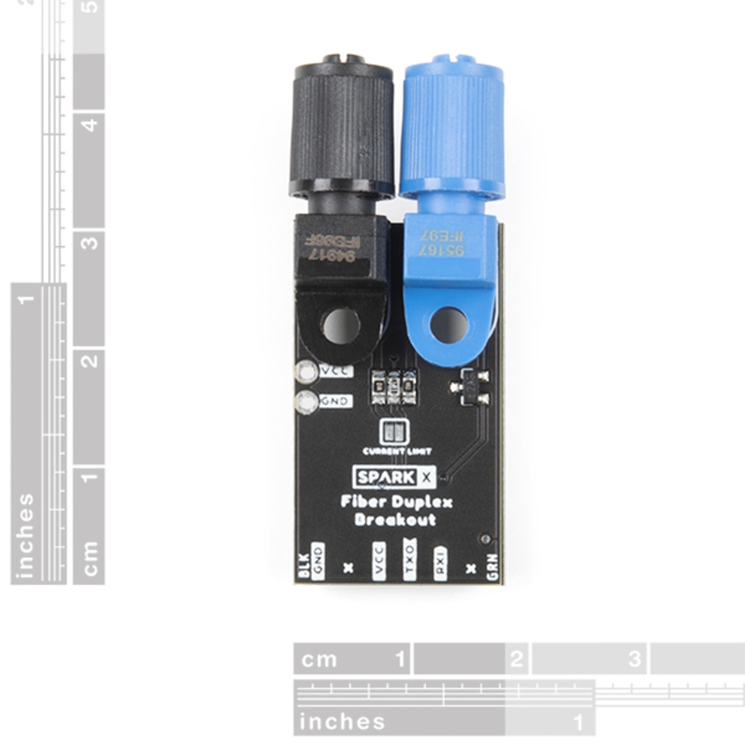 Duplex Fiber Breakout Board for Creating Simple Fiber Links with Embedded Devices