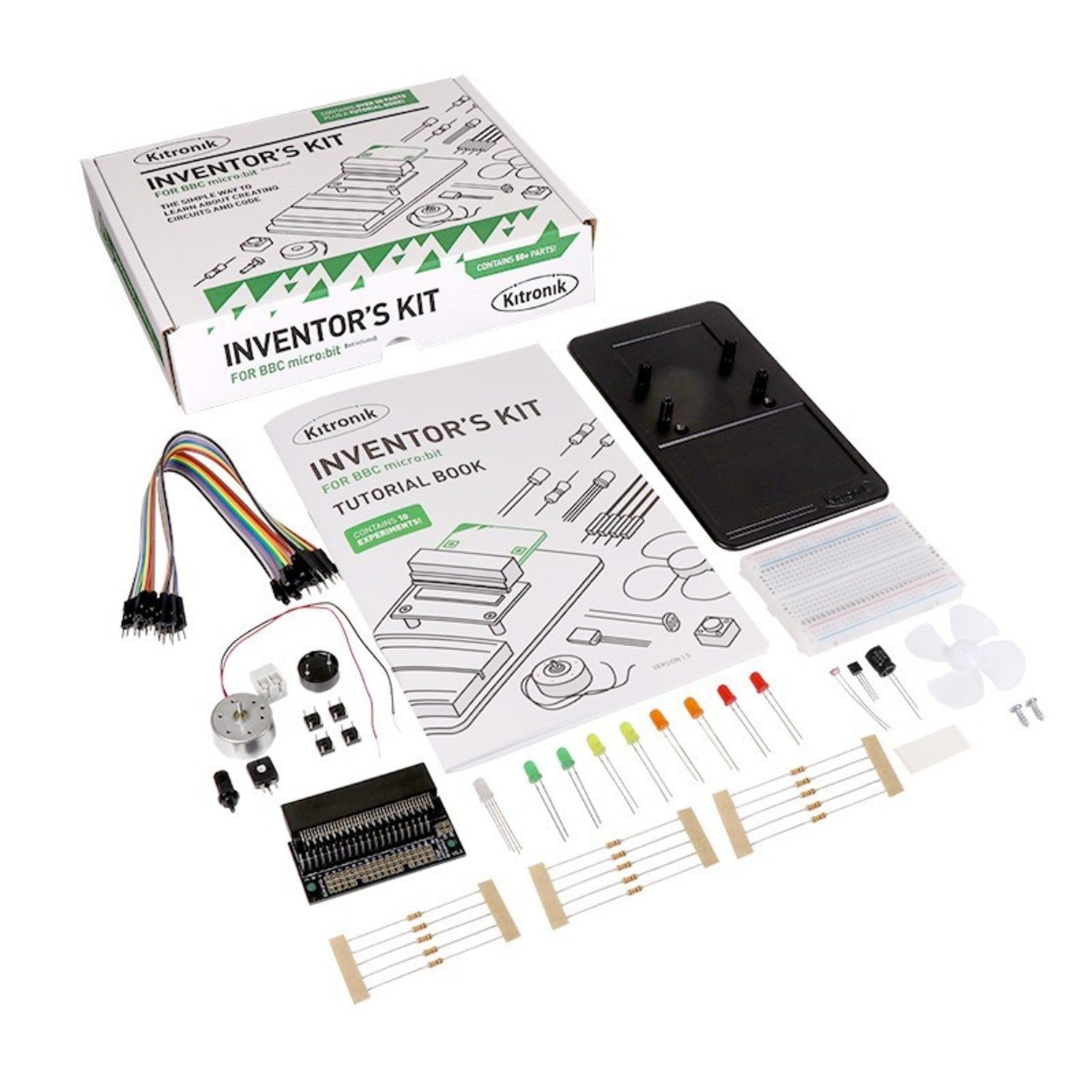 Kitronik's Comprehensive Inventor's Kit for BBC micro:bit - No Soldering Needed