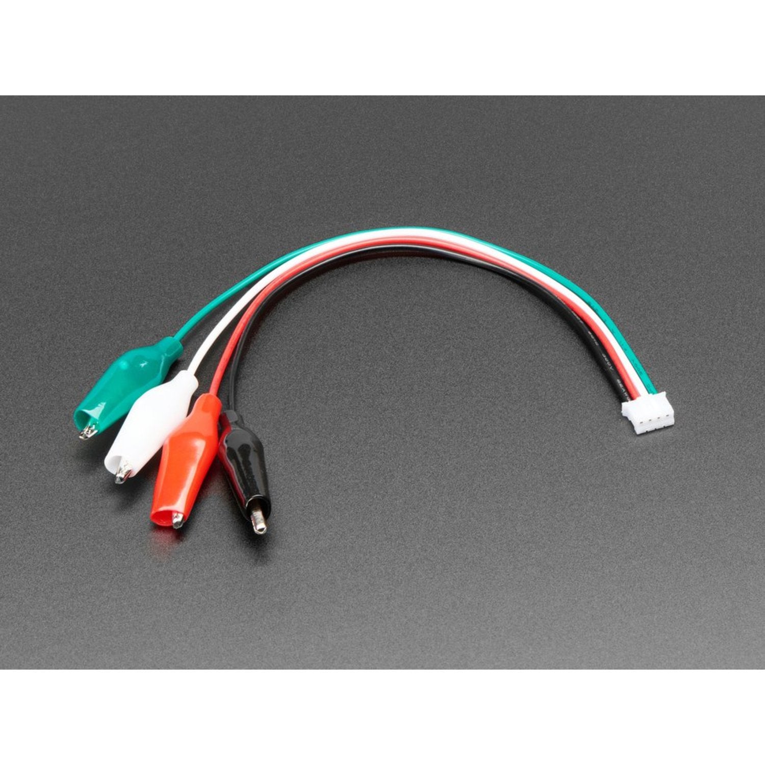 JST PH 4-pin Electrical Plug to Color Coded Mini Alligator Clips Connecting Cable