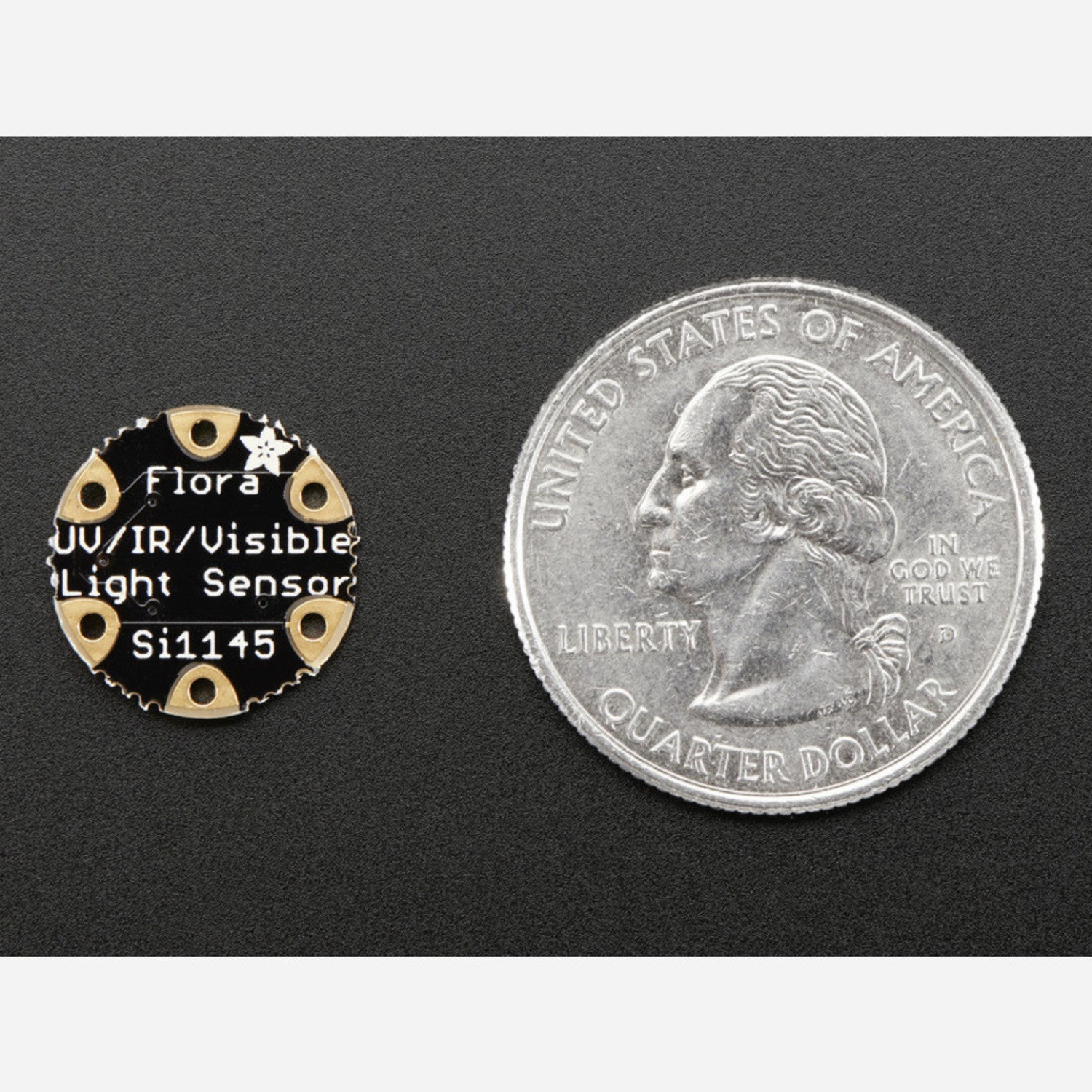 Flora-compatible Si1145 Digital UV Index Light Sensor for Wearable Devices