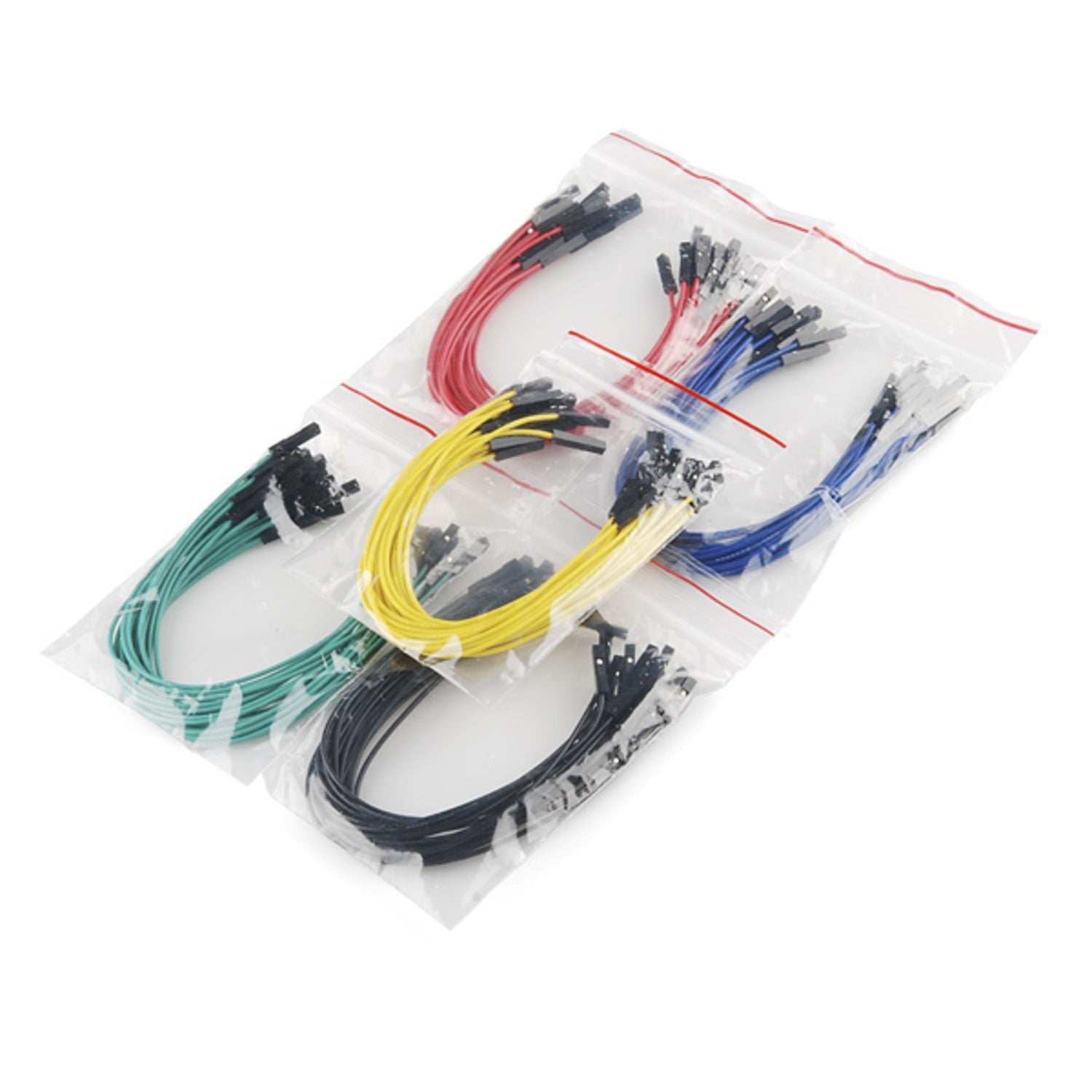 Premium 155mm Female-to-Female Jumper Wires - Pack of 100