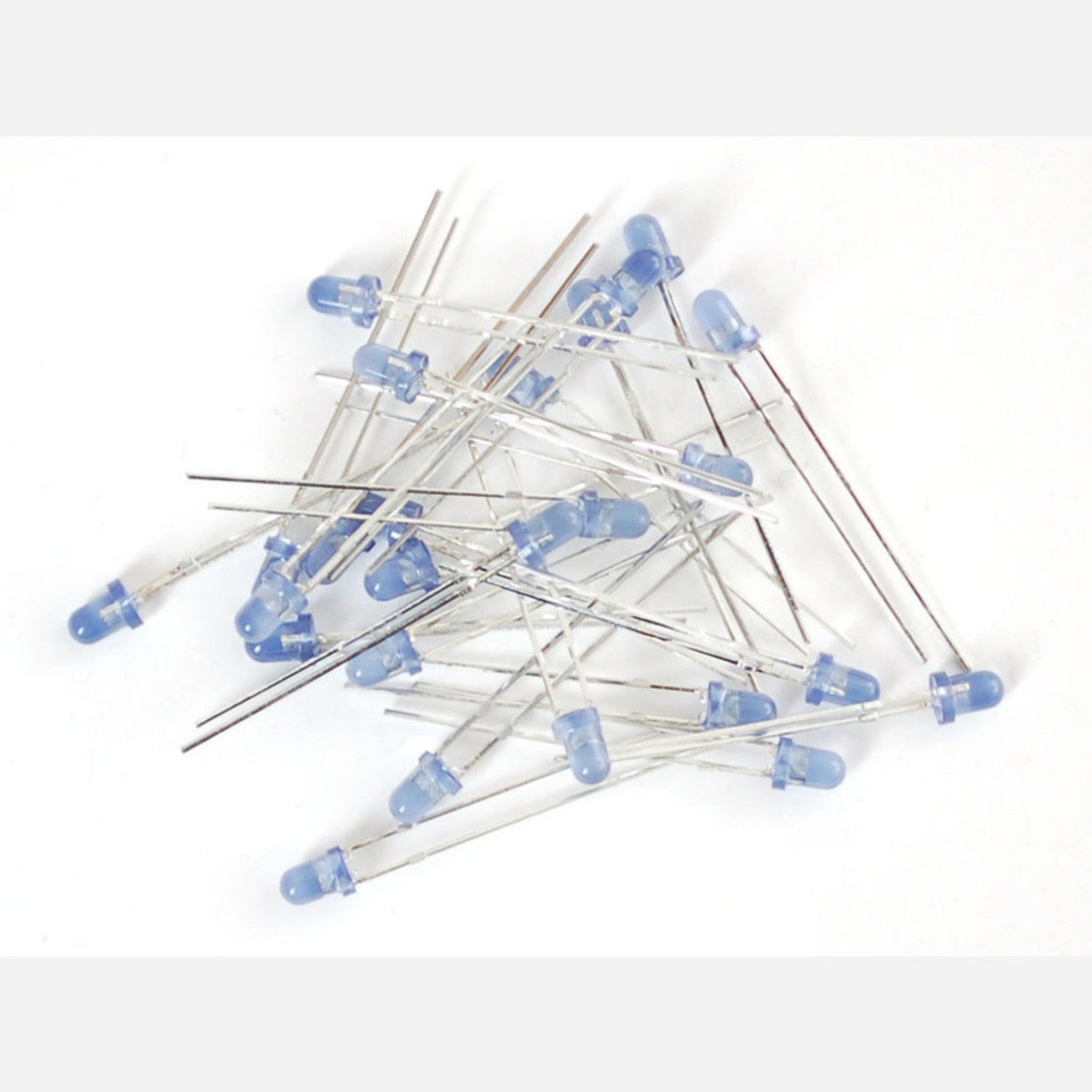 25-Pack of 3mm Bright Diffused Blue LEDs for Daytime Visibility