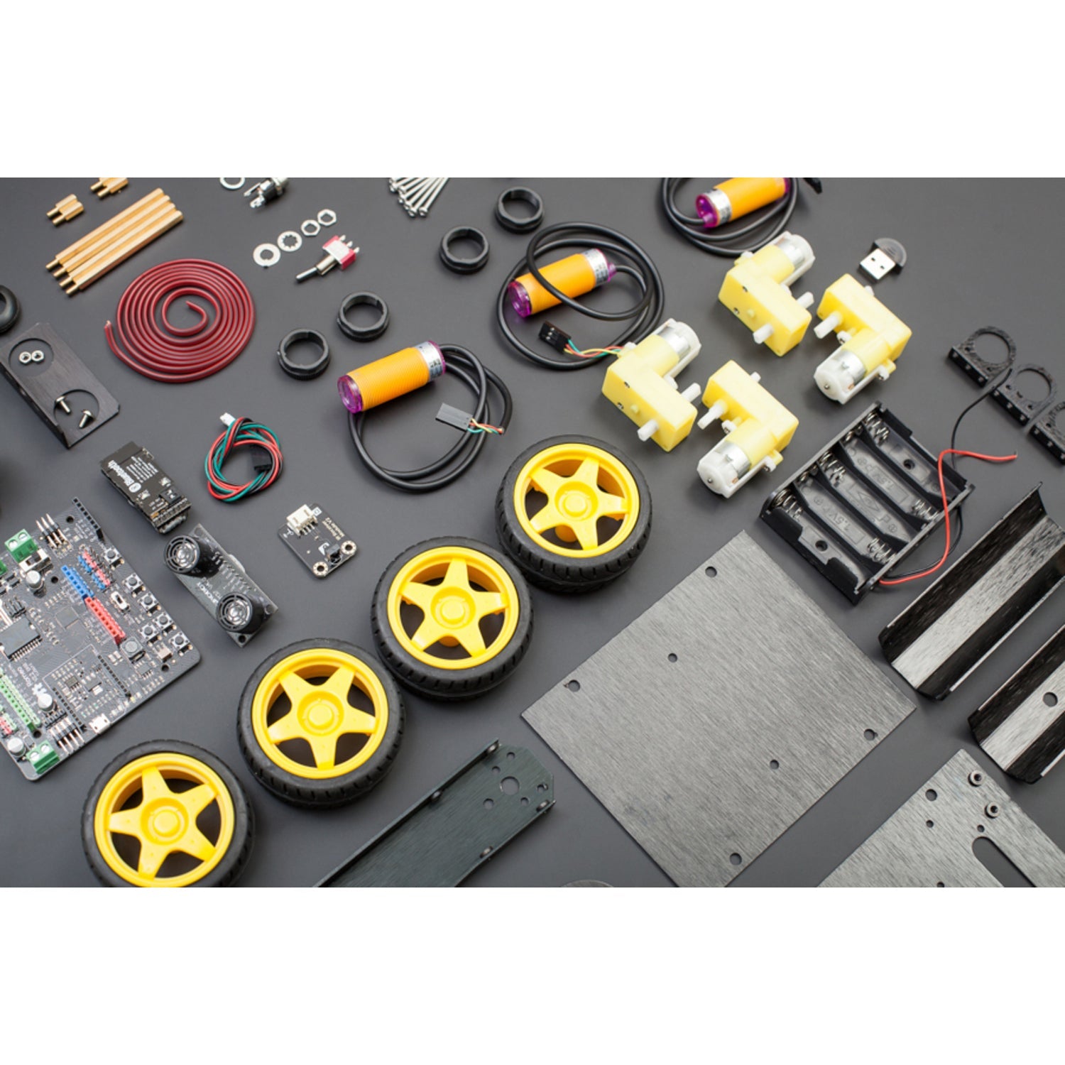 DIY Android-Compatible Remote Control Robot Building Kit for Hobbyists and Enthusiasts