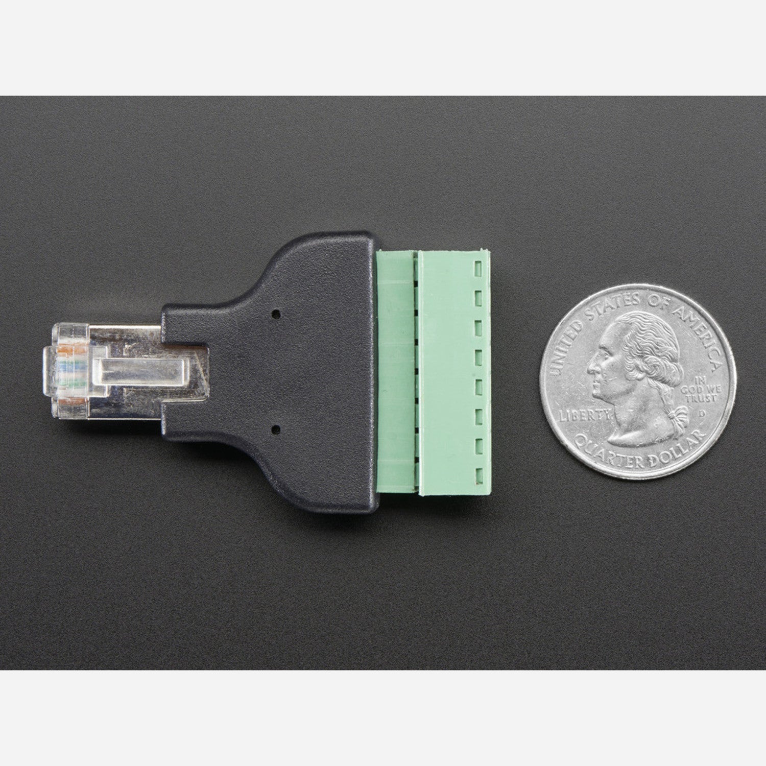 Ethernet RJ45 Male Connector Terminal Block for Easy Cable Connection