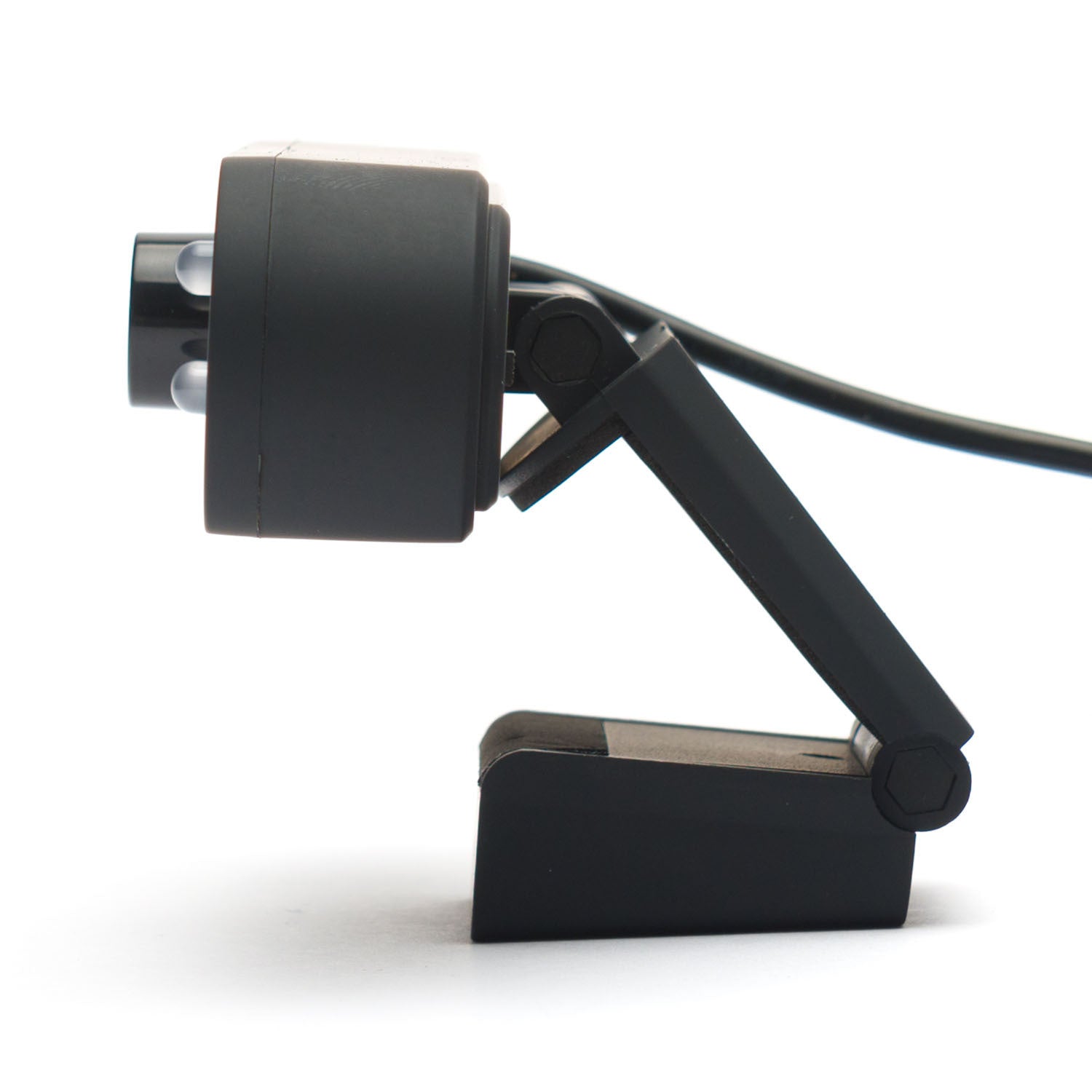 High - Quality 1080p Compact Black Webcam for Multiple Messaging Apps