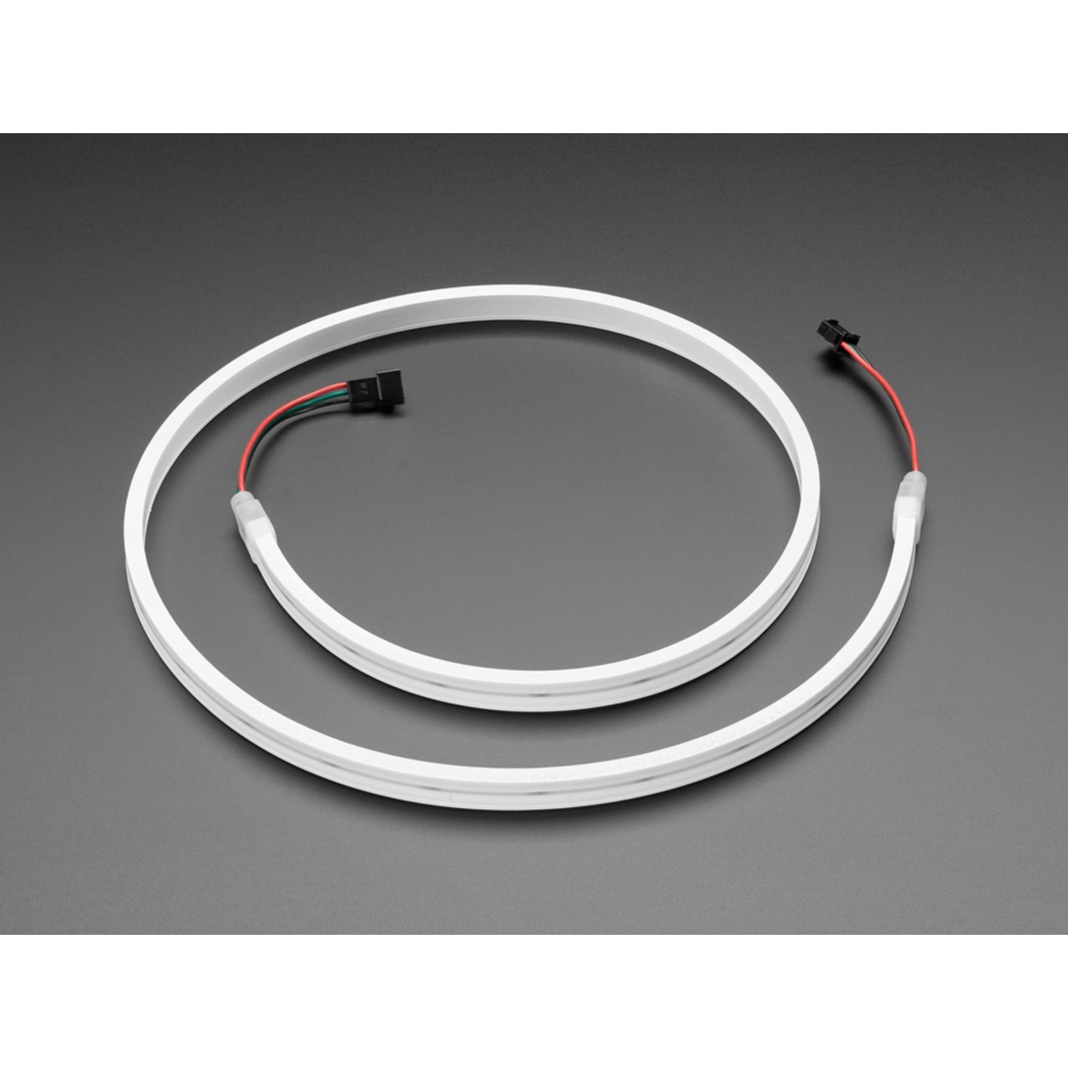 Flexible and Skinny NeoPixel LED Strip with Silicone Neon-like Appearance - 96 LEDs per Meter and 1 Meter in Length