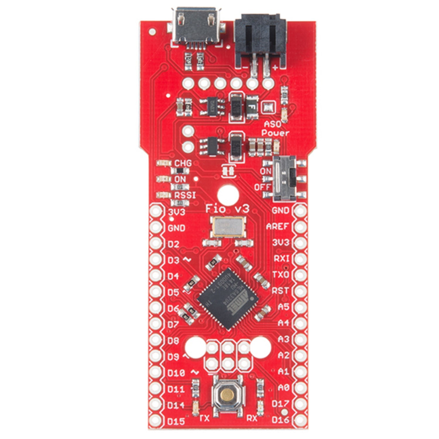 Fio v3 Development Board - Powered by ATmega32U4 Microcontroller