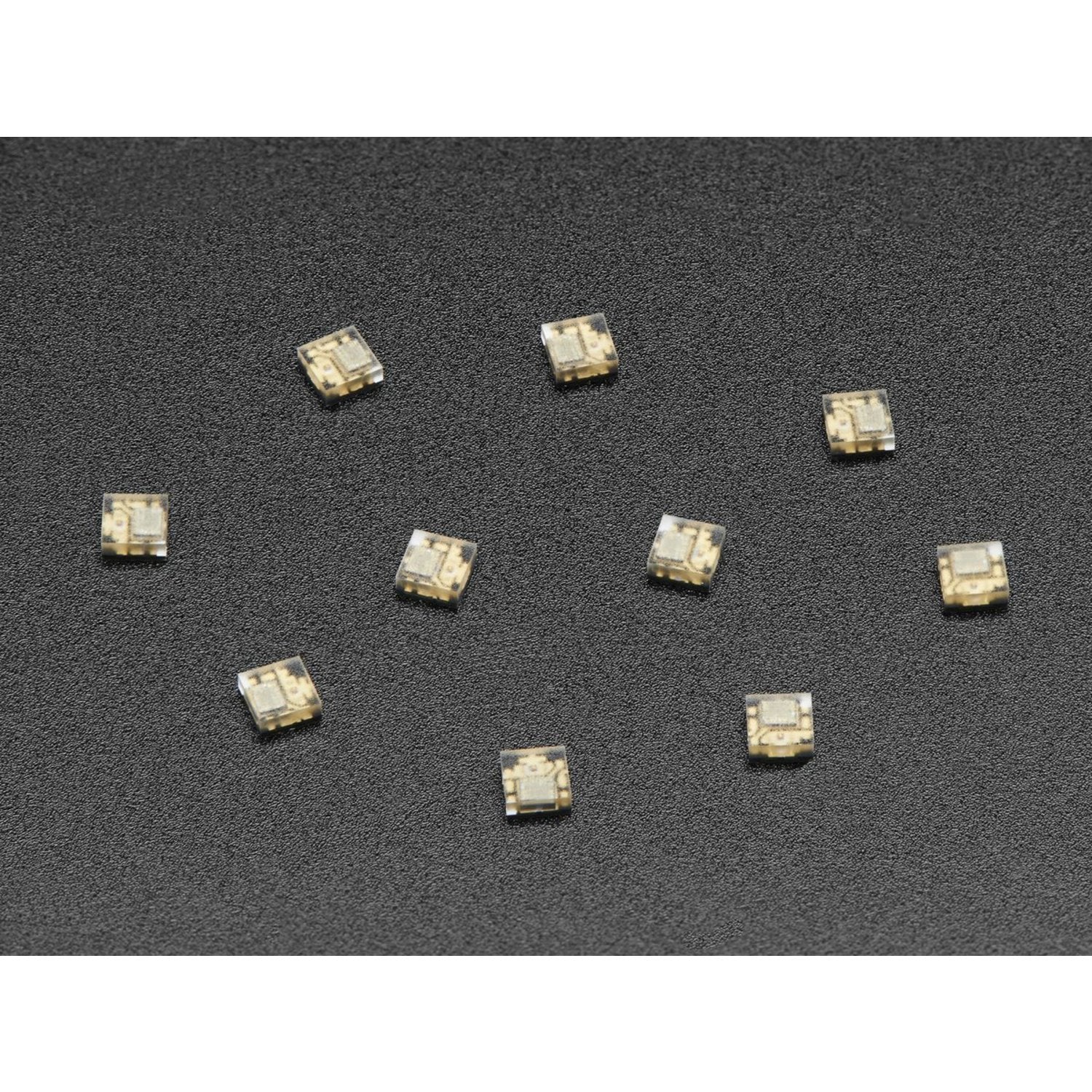 DotStar Micro Surface-Mount Smart RGB LEDs (APA102–2020) - Set of 10 Small and Bright Colorful Dots for Your Projects