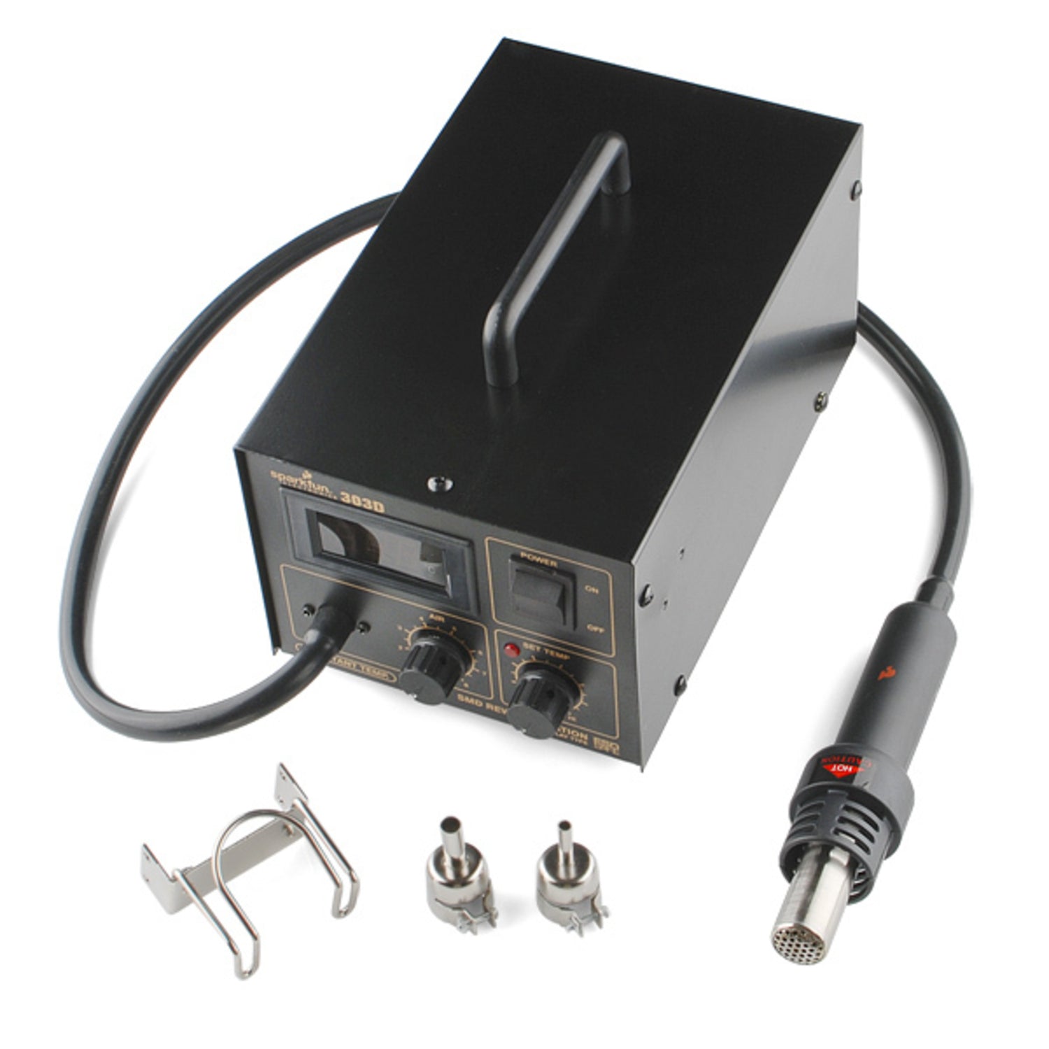 Professional-Grade 303D Hot Air Rework Station for Precise Temperature Control and High Airflow
