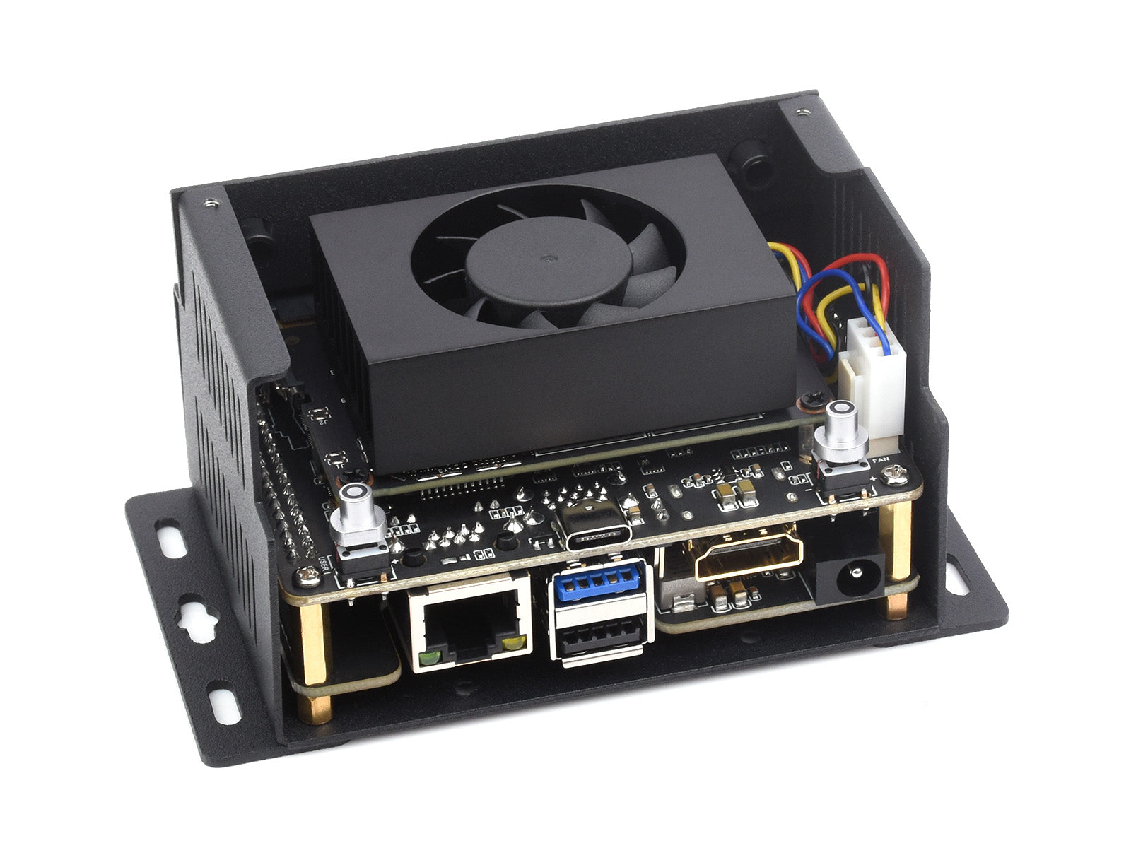 Versatile Jetson Nano-Compatible Mini-Computer with WiFi/4G Support and Multiple Interfaces