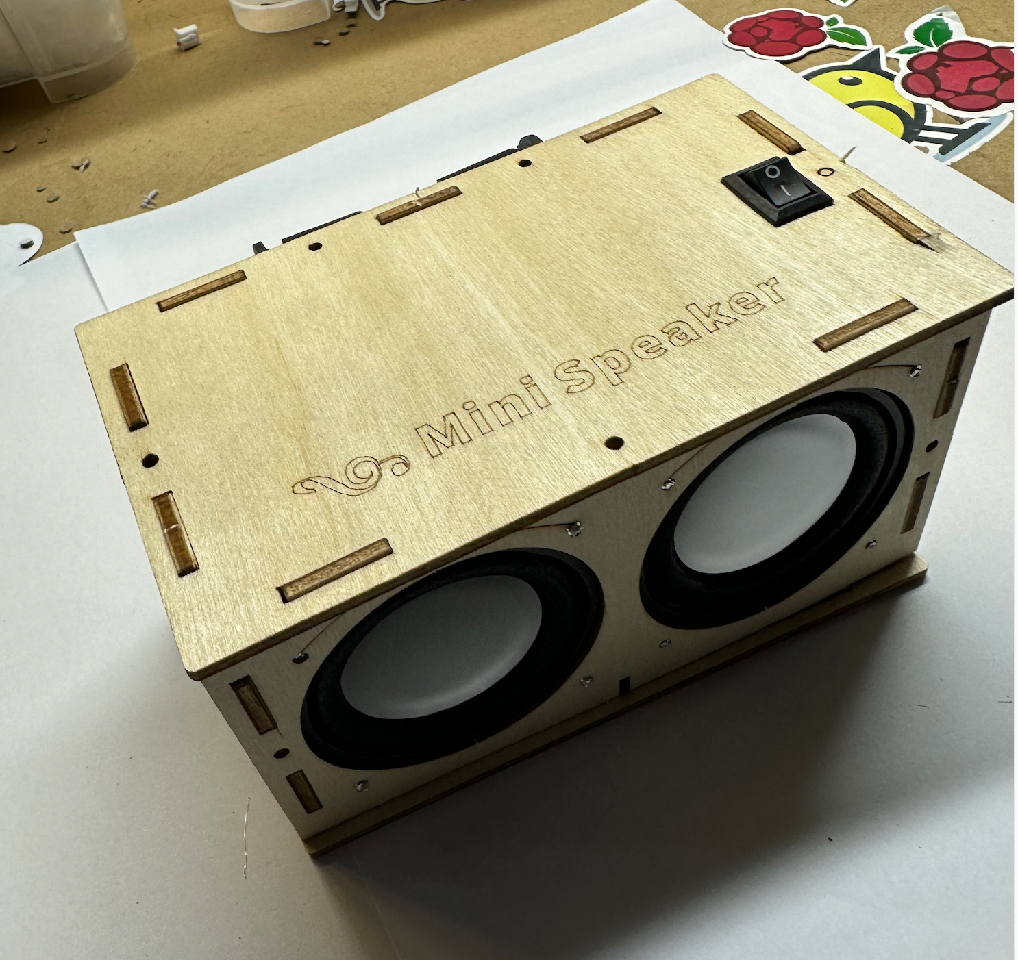 DIY ABS Bluetooth Speaker Box Kit for Kids Aged 6+