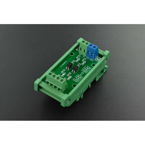 2-Channel Optocoupler Isolated Level Converter for Converting 12V to 3.3V Signal Levels