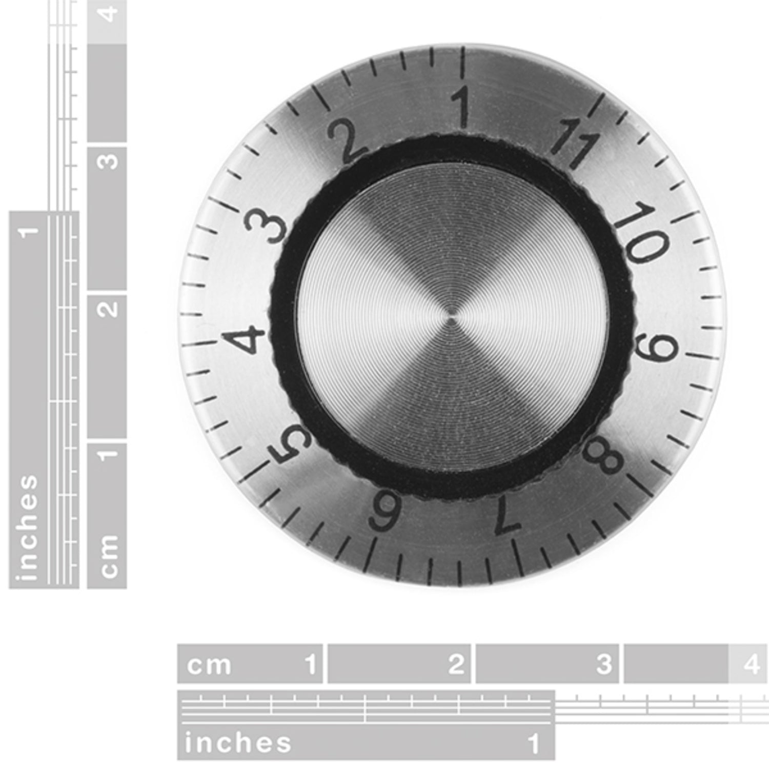 Large-sized Goes To Eleven (GTE) Potentiometer Knob