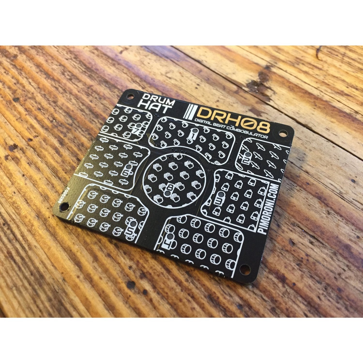 Advanced Capacitive Touch Drum HAT for Raspberry Pi