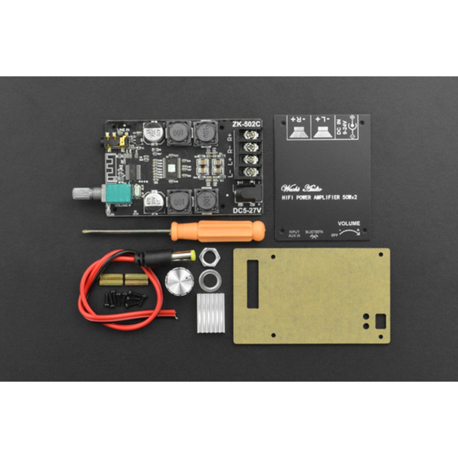 50W*2 High-Fidelity Digital Bluetooth Amplifier with Advanced Features