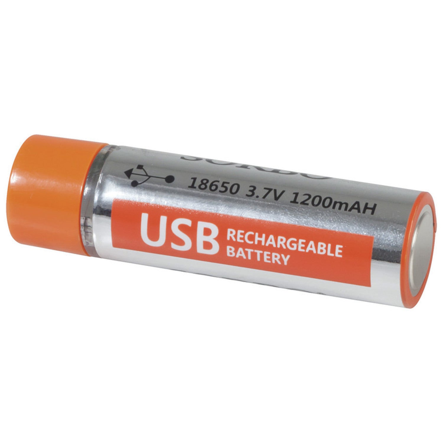 2-Pack 18650 Lithium Polymer Batteries with Built-in USB for Easy Recharge