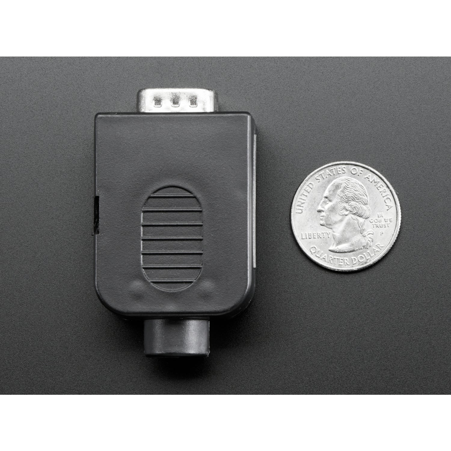 DE-9 (DB-9) Male Connector Plug to Terminal Block Breakout Board for Custom Cable and Interface Creation