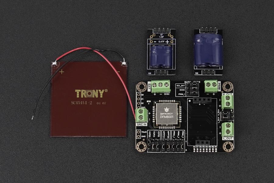 DFM8001 Indoor Multi - source Ambient Energy Harvesting Kit (Mechanical, Thermal, Solar, RF)