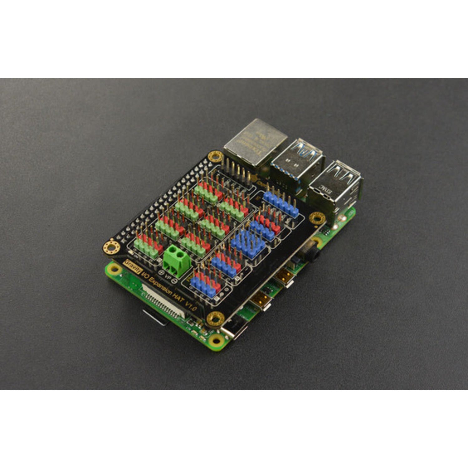 Raspberry Pi 4B/3B+ IO Expansion Hat - An Ideal Expansion Accessory for Your Raspberry Pi