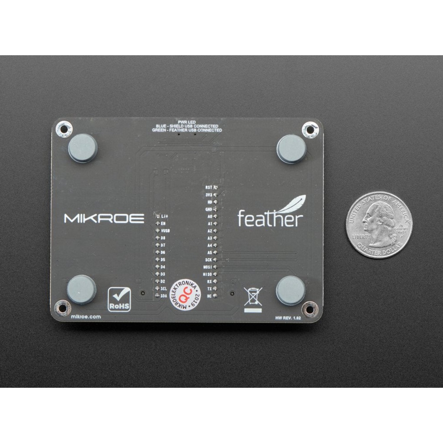 MikroElektronika's Versatile Feather Click Shield for Expanded Projects
