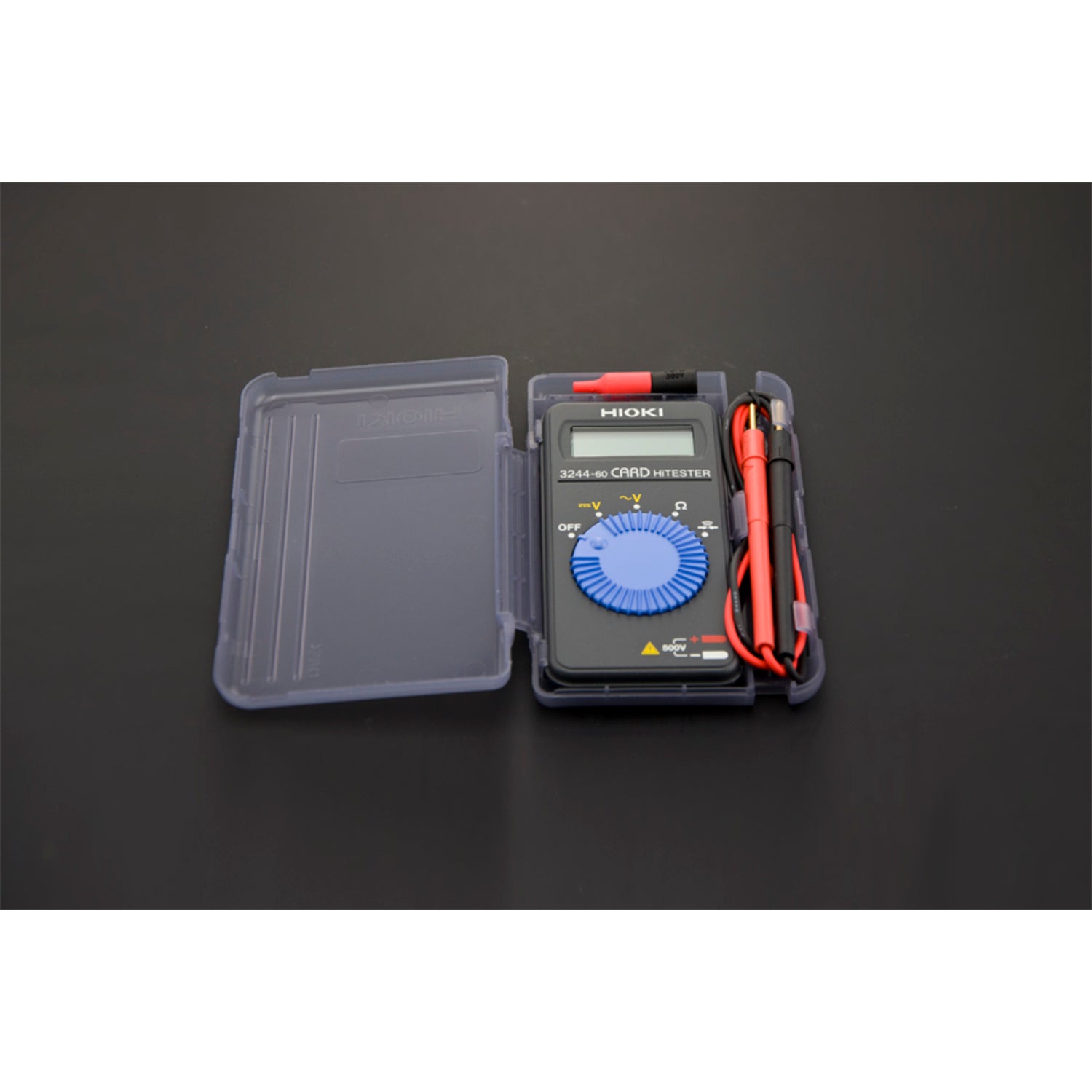 Portable Gold-Plated Tip Digital Card Multimeter for On-the-Go Electrical Testing