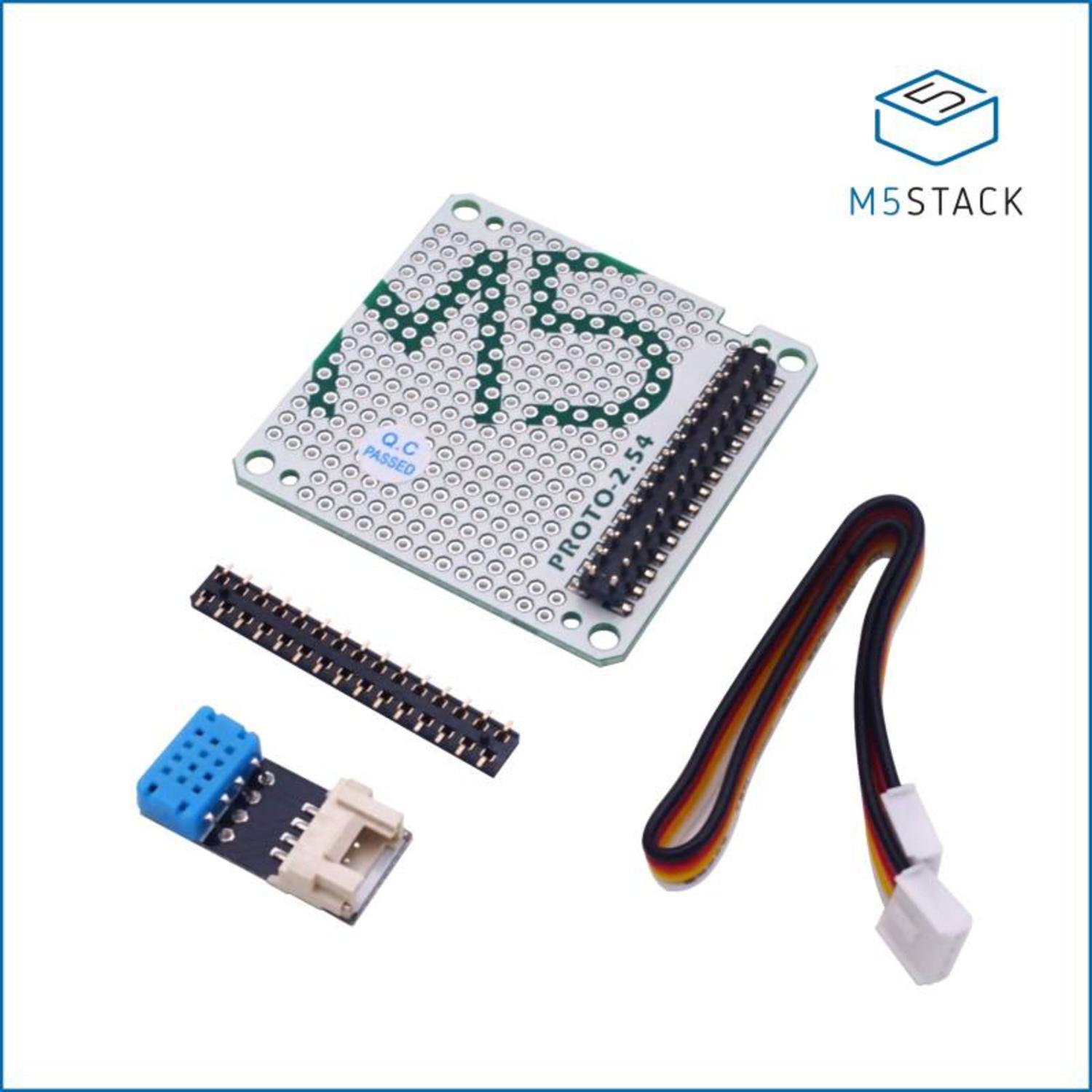 Experimental Prototyping Proto Board Set with DHT12 Bus Socket for Electronics Projects