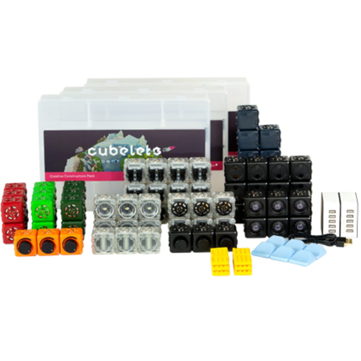 Enhanced Cubelets Creative Constructors PLUS Pack for STEM Learning