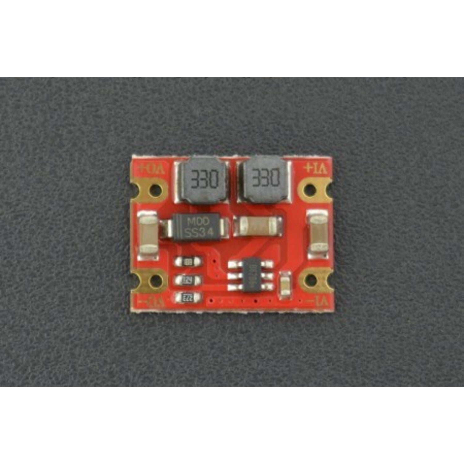 DC-DC Automatic Step Up and Step Down Power Supply Module with an Input Voltage Range of 2.5 to 15V and a Fixed Output Voltage of 3.3V at 600mA