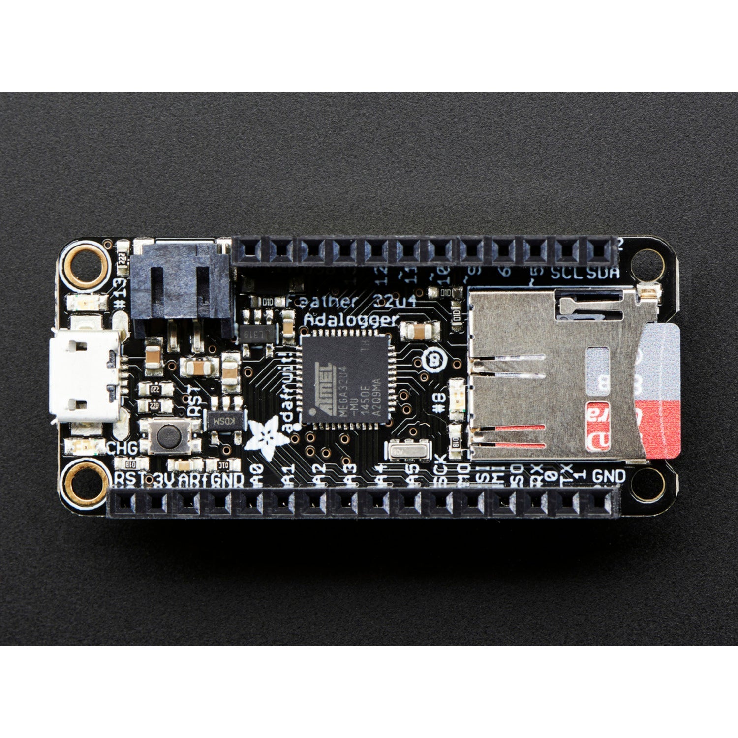 12-pin and 16-pin Female Feather Stacking Headers for Easy Circuit Building