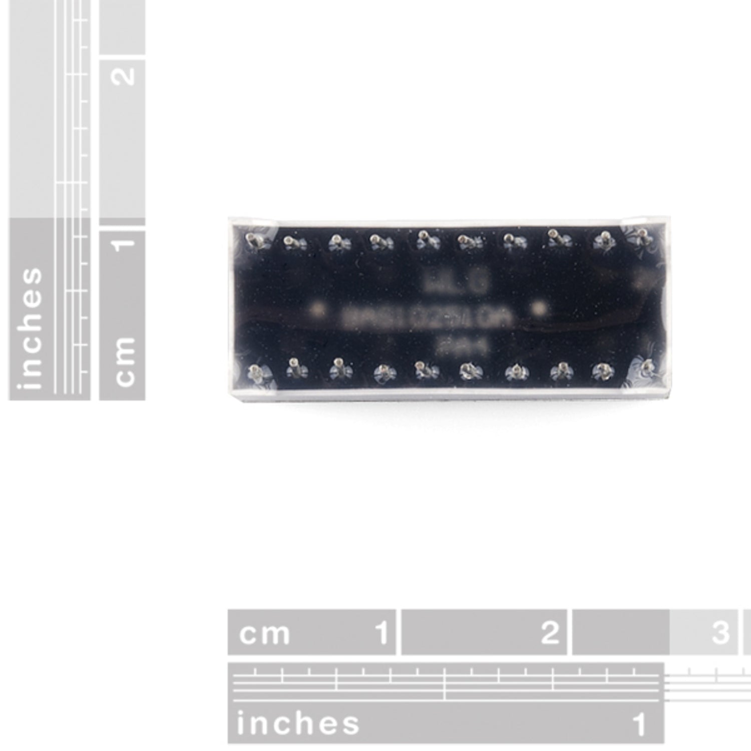 Yellow 10-Segment LED Bar Graph Display for Prototyping and Finished Products