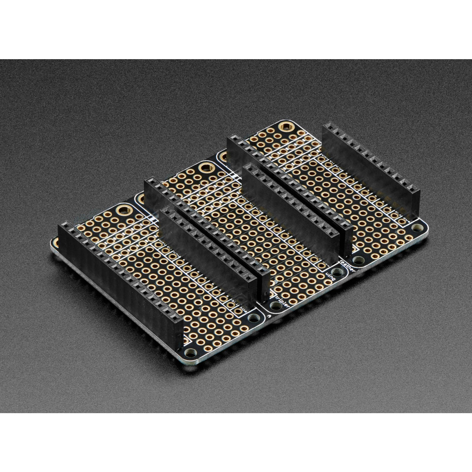 Mini Prototyping Add - on Kit for Feathers: FeatherWing Tripler