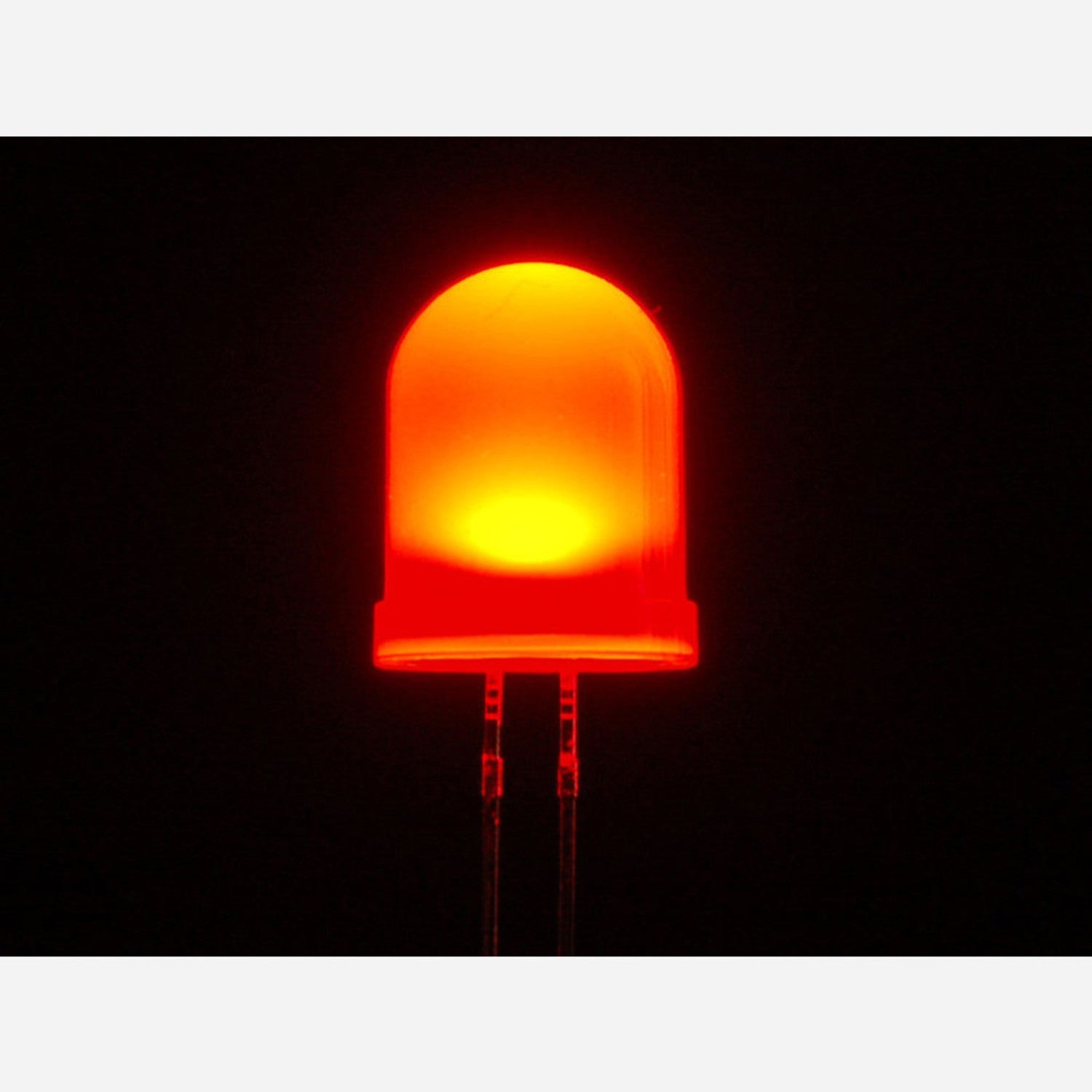 25-Pack 10mm Diffused Bright Red LEDs for Daytime Visibility