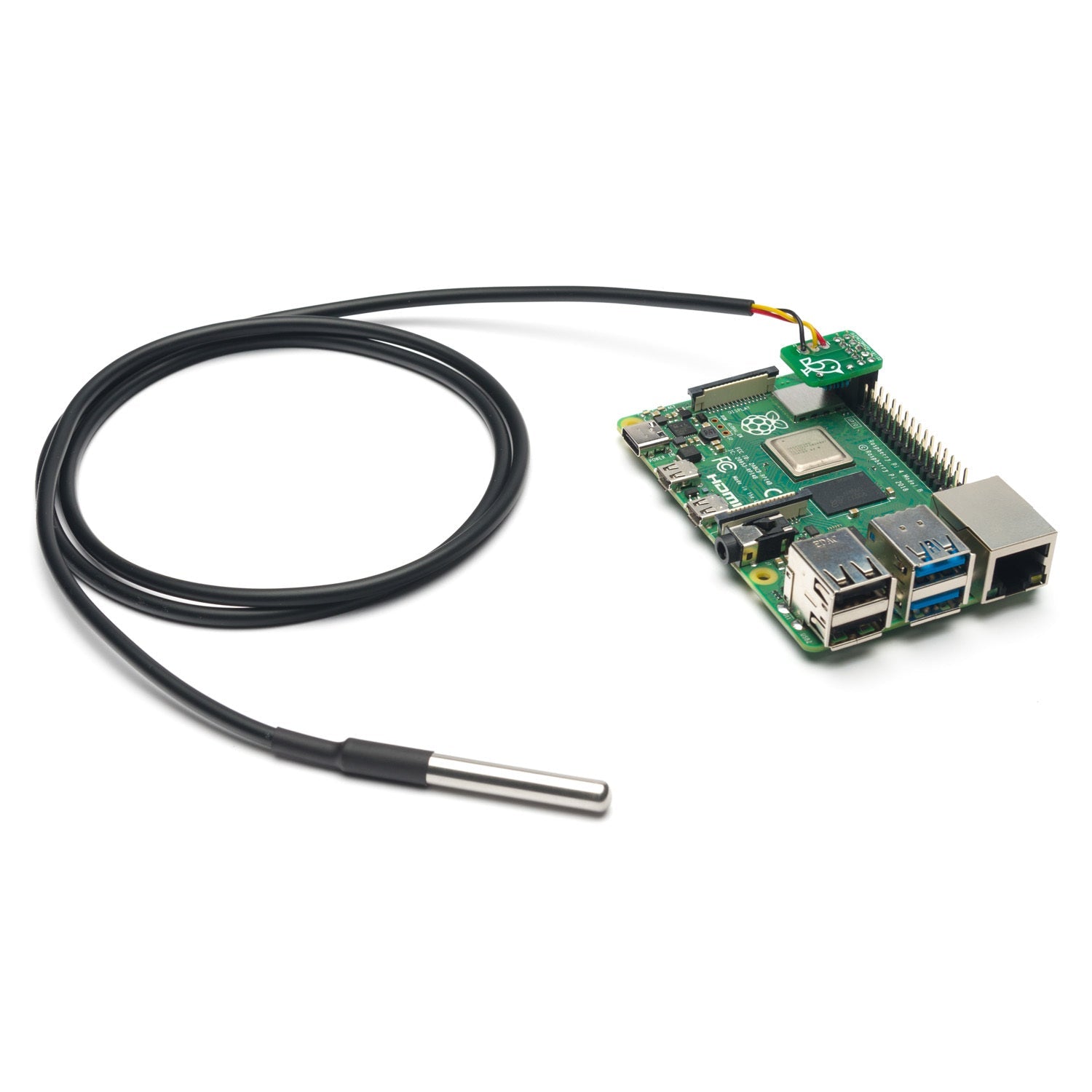 3m Assembled 1-Wire Digital Temperature Sensor for Raspberry Pi